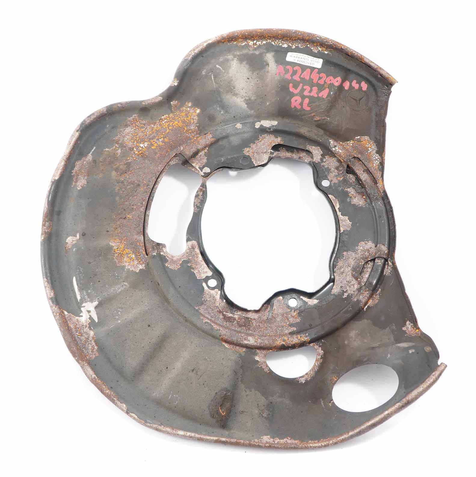 Brake Disc Plate Mercedes W221 Rear Left N/S Protection Plate A2214200144