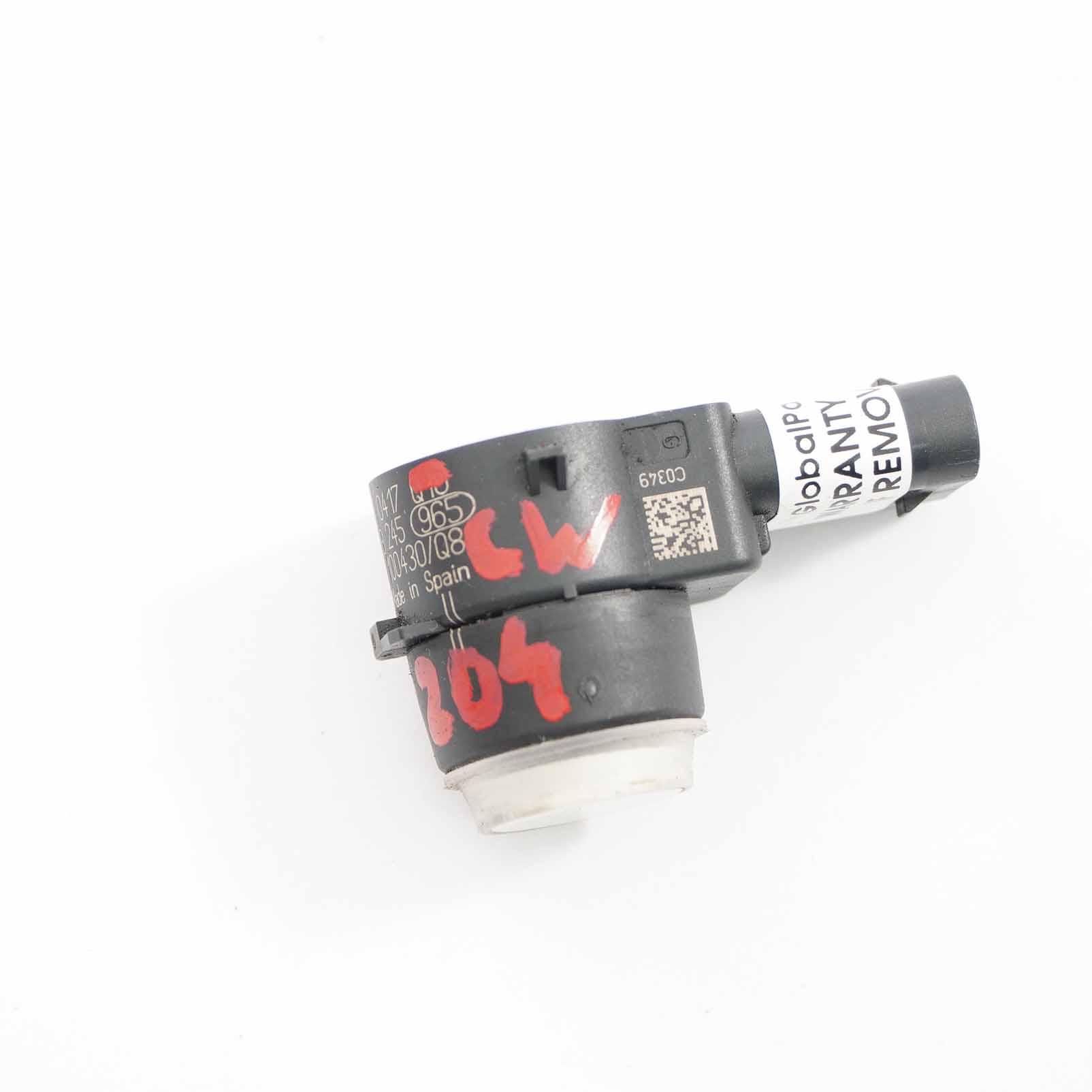 PDC Sensor Mercedes W169 W204 W212 Parking Distance Front Calcite White - 650