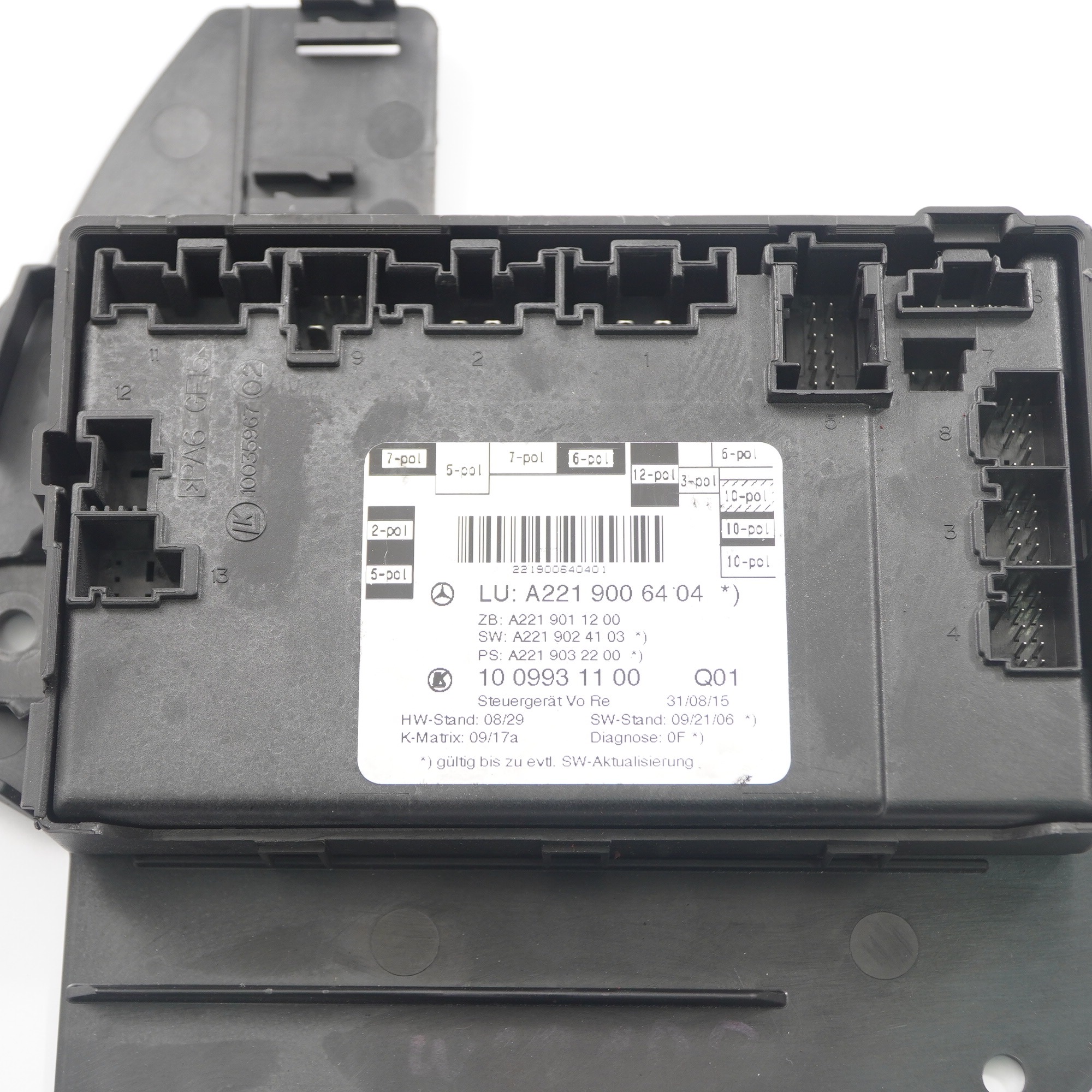 Mercedes W221 Türmodul vorne rechts Steuergerät ECU A2219006404