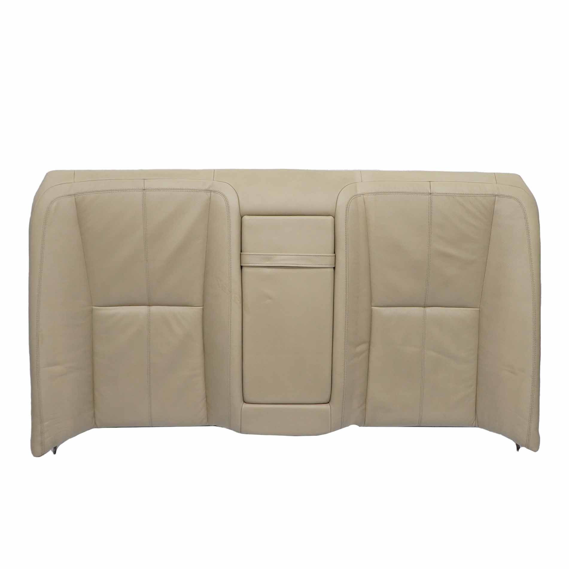 Mercedes W221 Rücksitz Rückenlehne Abdeckung Armlehne Getränkehalter Leder Beige