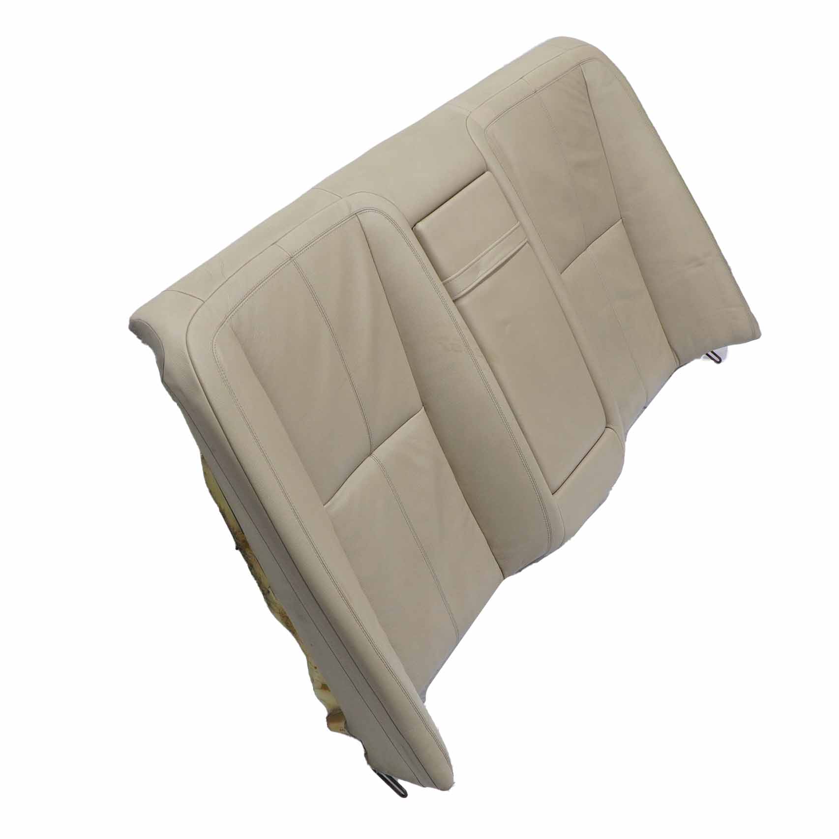 Mercedes W221 Rücksitz Rückenlehne Abdeckung Armlehne Getränkehalter Leder Beige