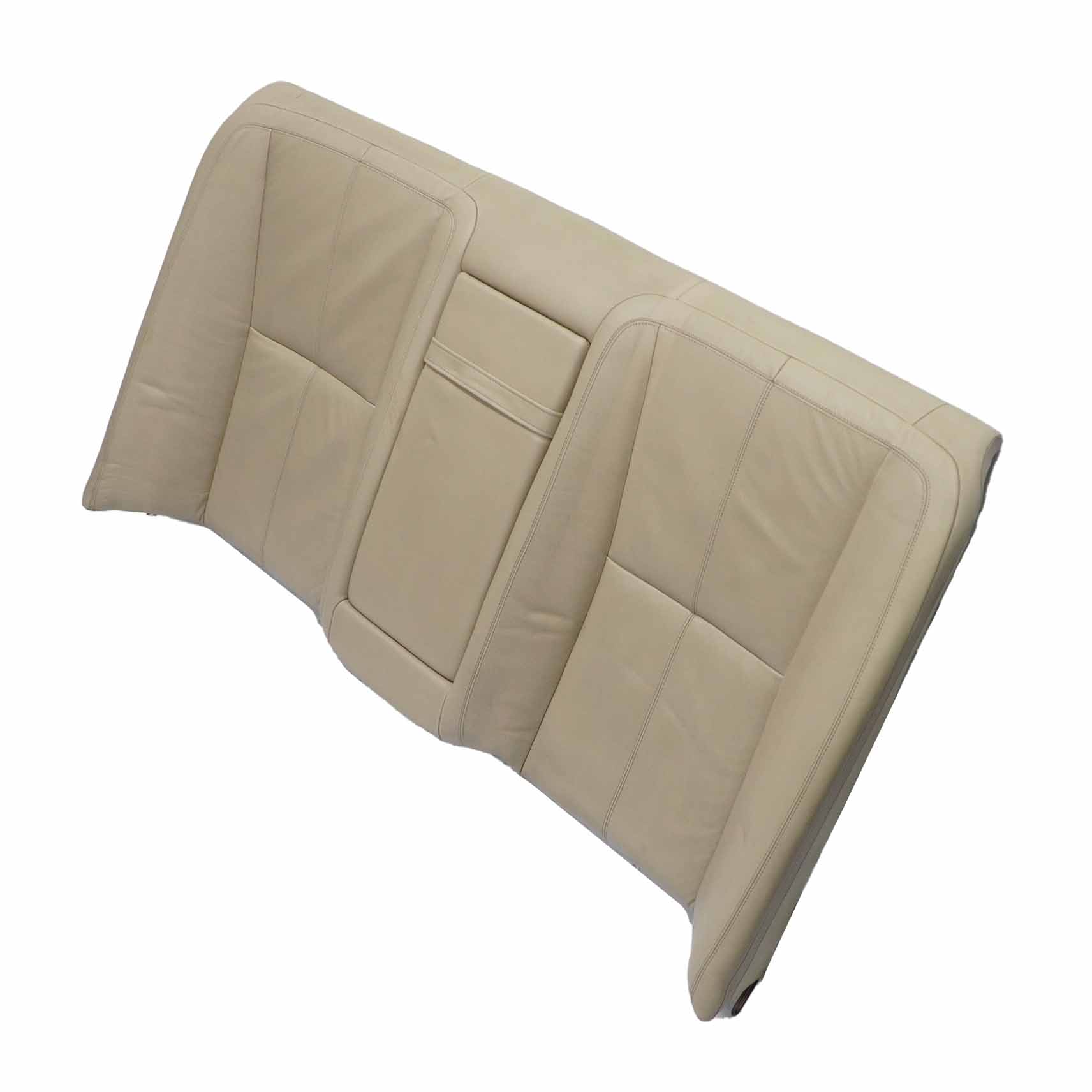 Mercedes W221 Rücksitz Rückenlehne Abdeckung Armlehne Getränkehalter Leder Beige