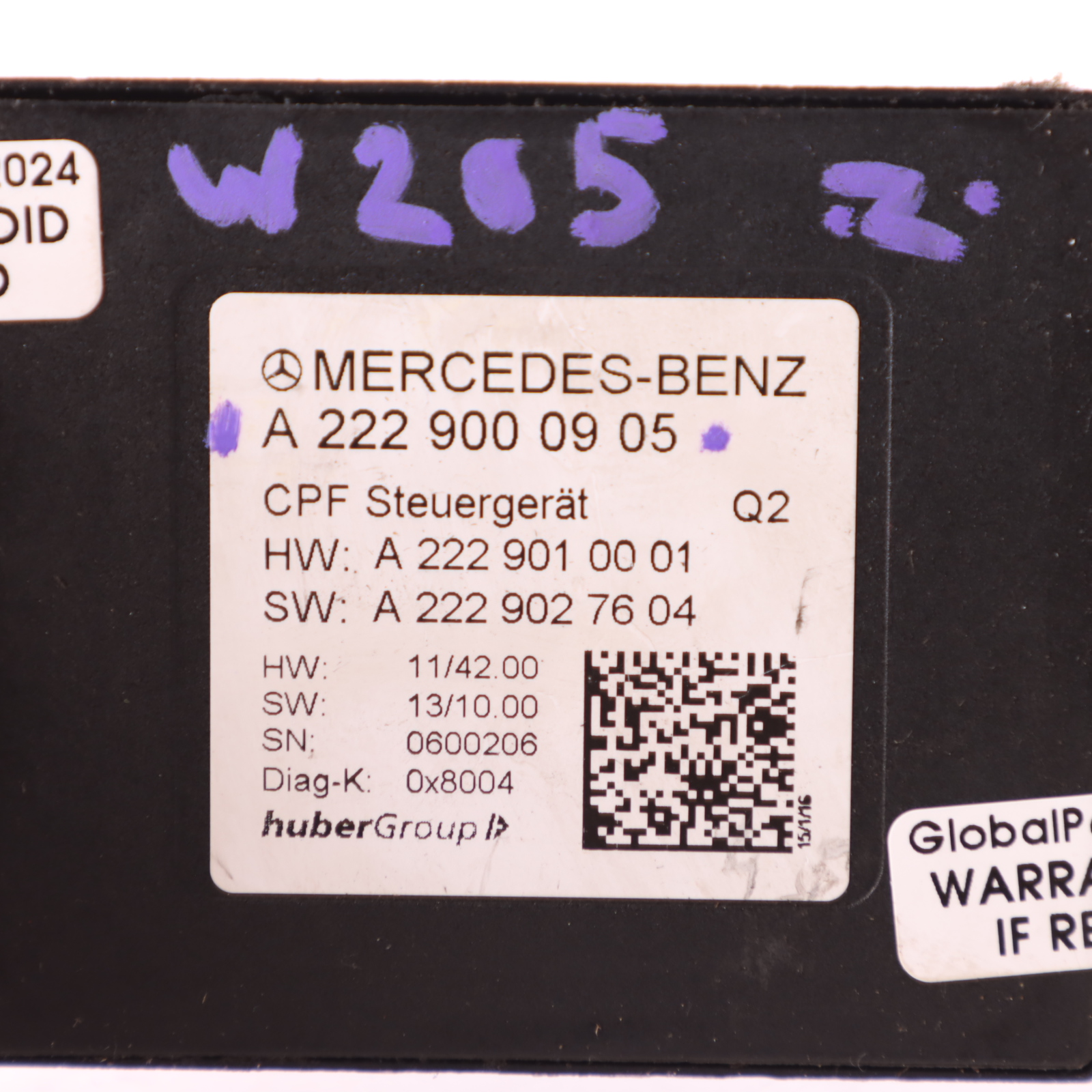 Mercedes W205 PDC Ein park hilfe Steuerungs modul EcuA2229000905