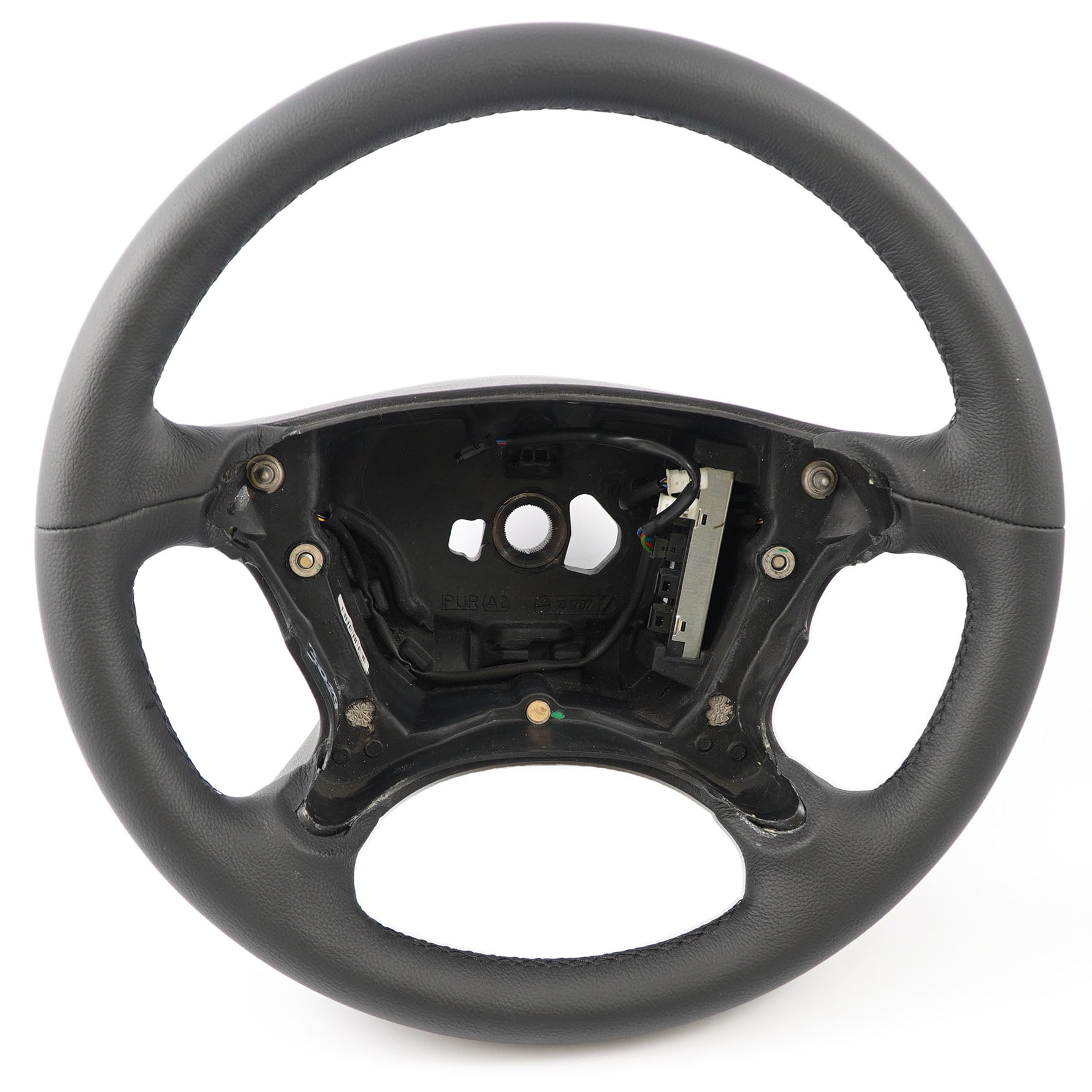 Mercedes CLK C209 W209 W211 C219 NEW Black Leather Steering Wheel A2304604403