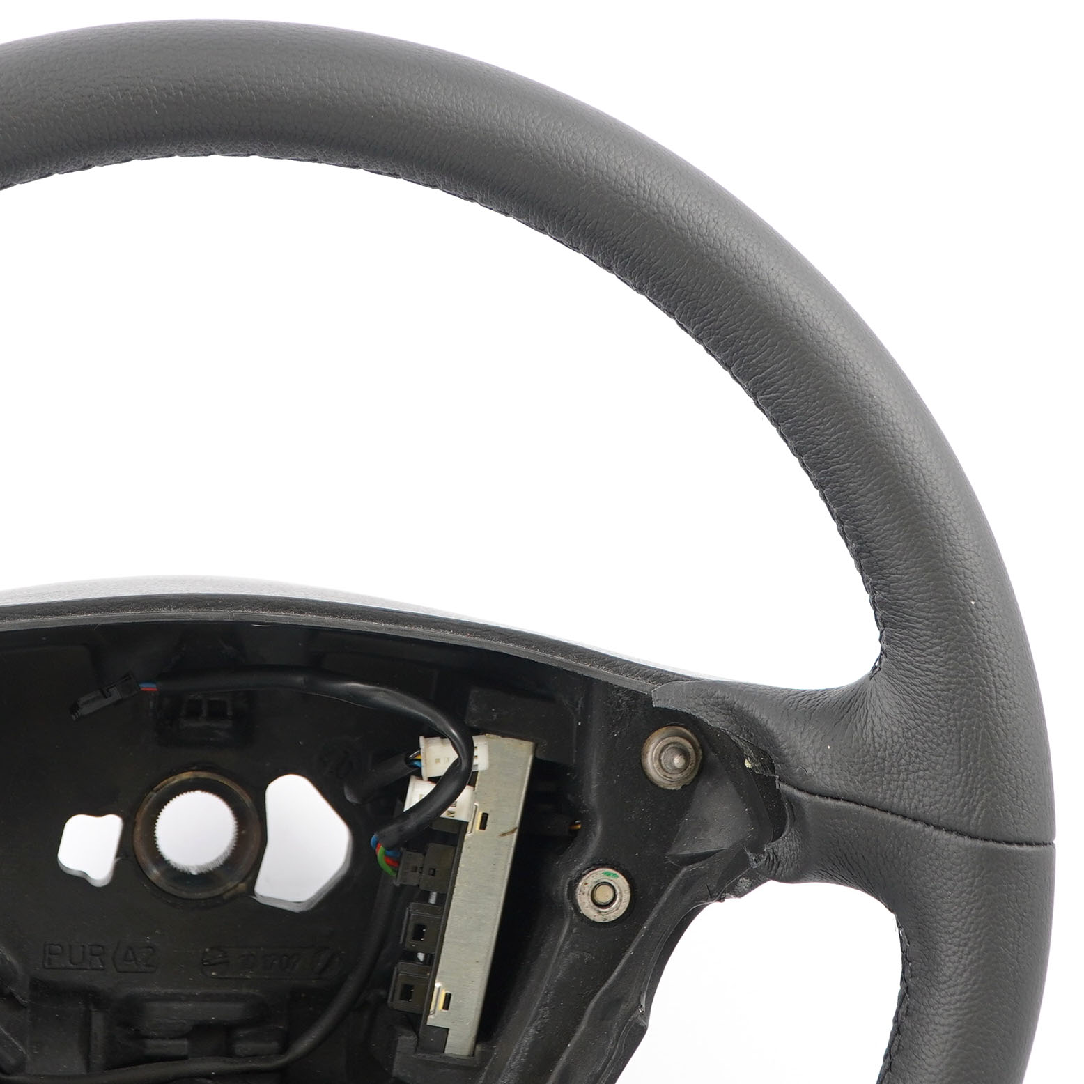 Mercedes CLK C209 W209 W211 C219 NEW Black Leather Steering Wheel A2304604403