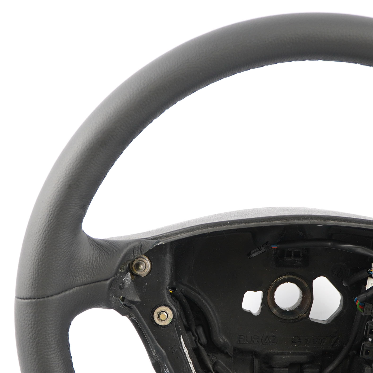 Mercedes CLK C209 W209 W211 C219 NEW Black Leather Steering Wheel A2304604403