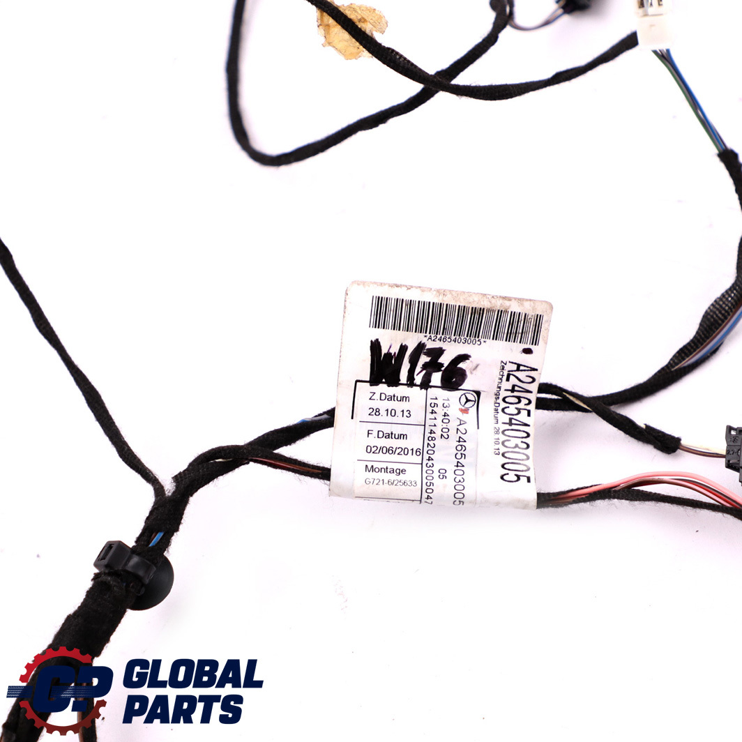 Mercedes-Benz A B W176 W245 Front Right Door Wiring Loom Harness A2465403005