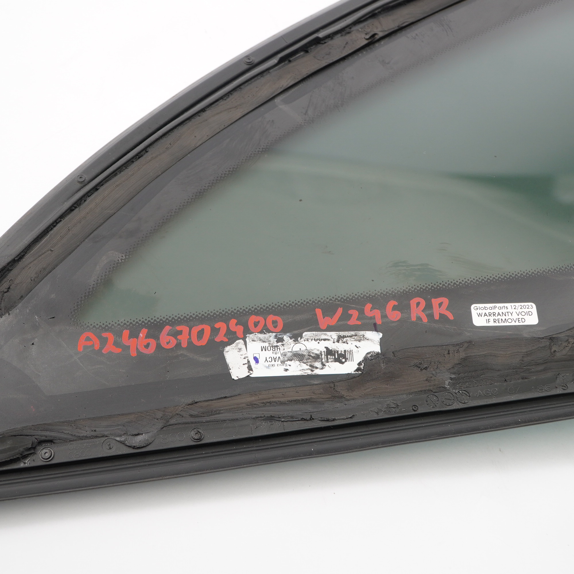 Mercedes W246 Coupe Quarter Side Window Glass Rear Right O/S Tinted A2466702400