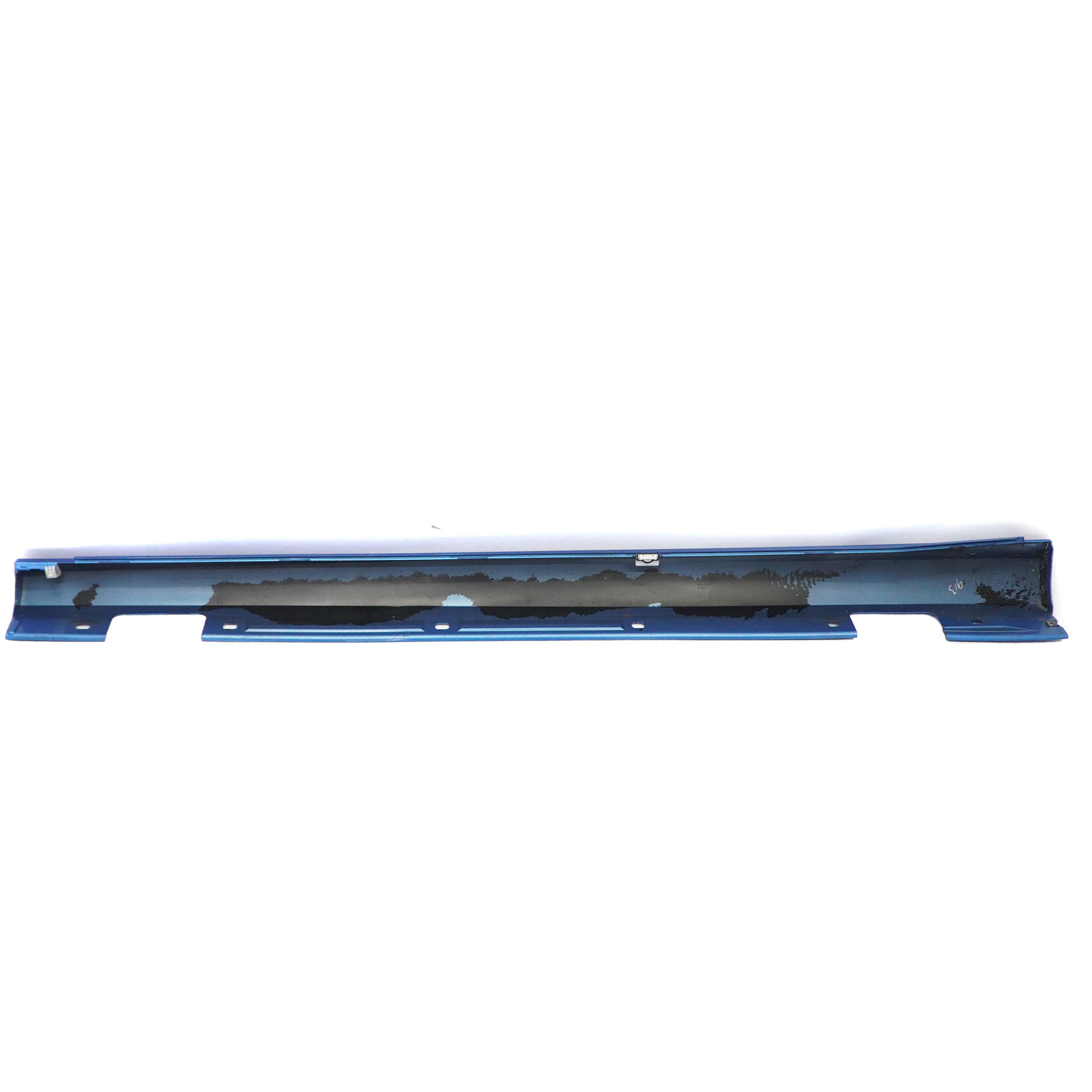 Mercedes W176 W246 Door Sill Side Cover Skirt Right O/S South Sea Blue 162