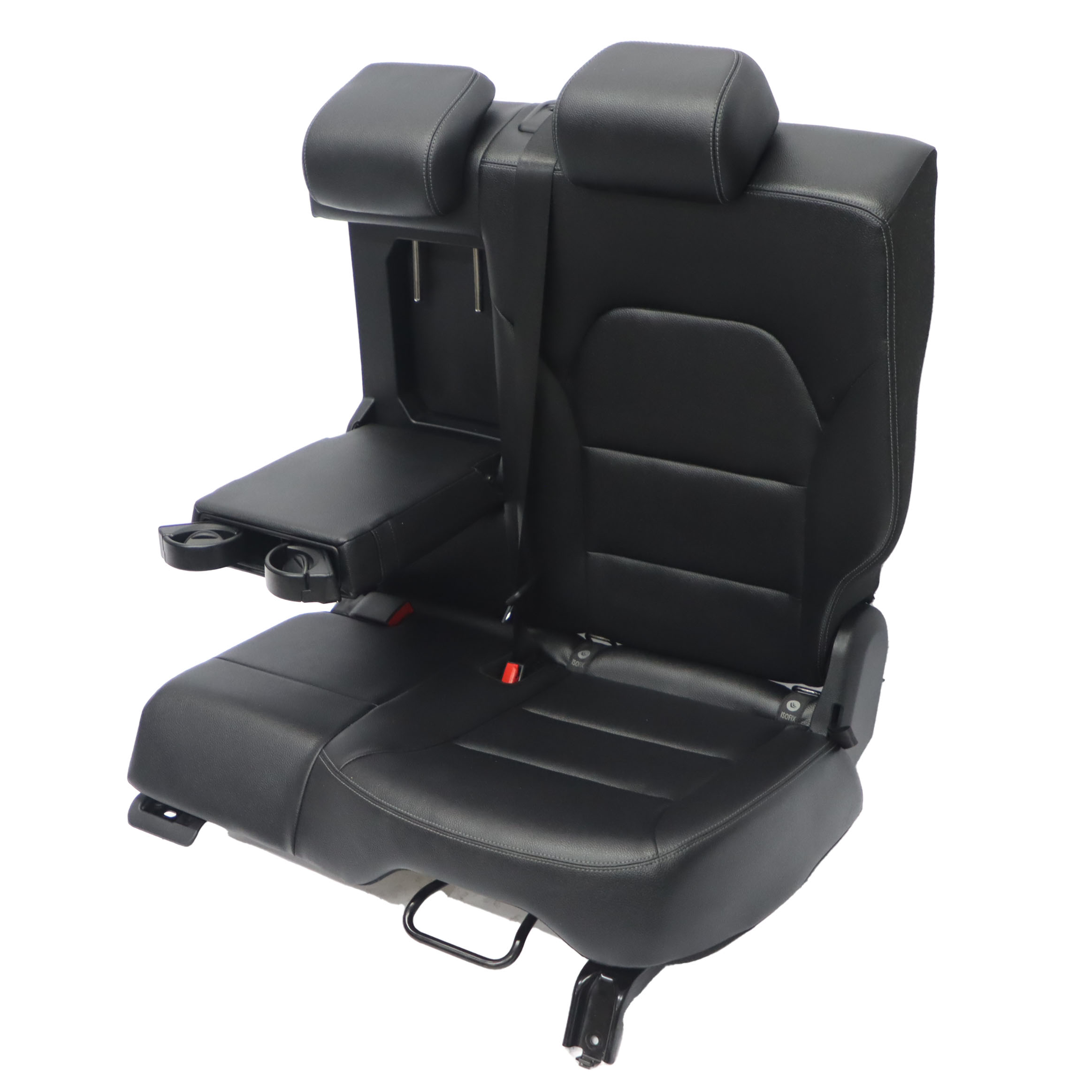 Mercedes W246 Sitz hinten links Rückenlehne Sofa Bank Kunstleder Schwarz