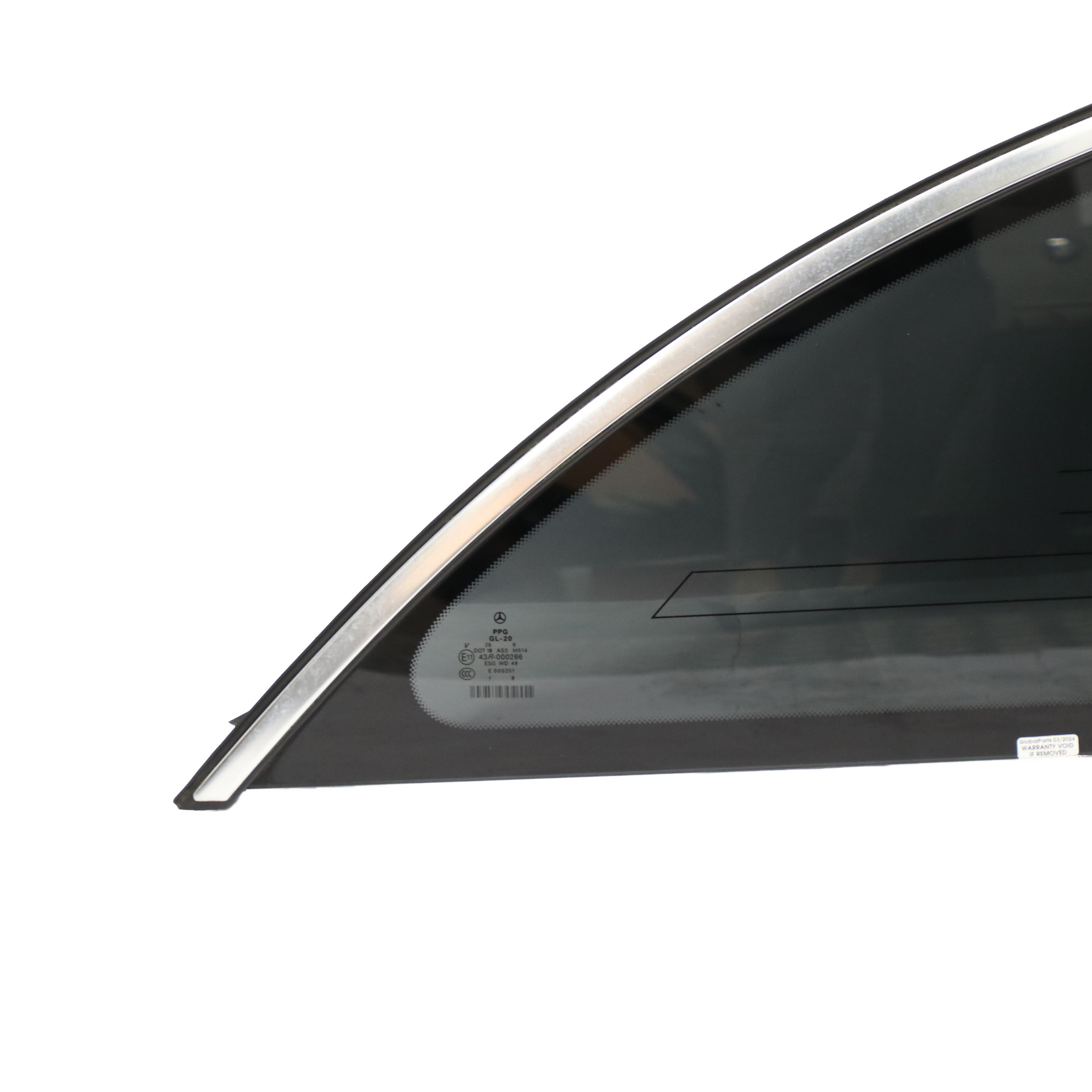 Mercedes W251 Side Window Glass Rear Right O/S Tinted A2516703450