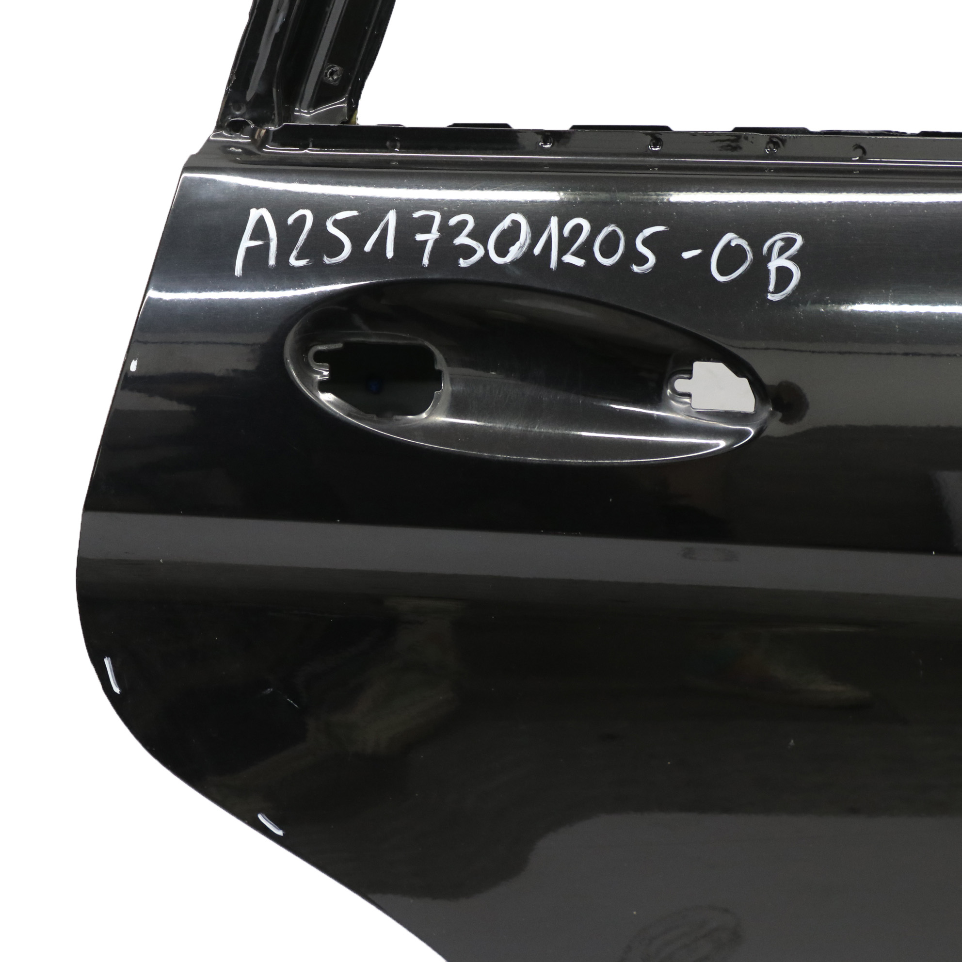 Mercedes W251 Door Rear Right O/S Obsidian Black Metallic - 197