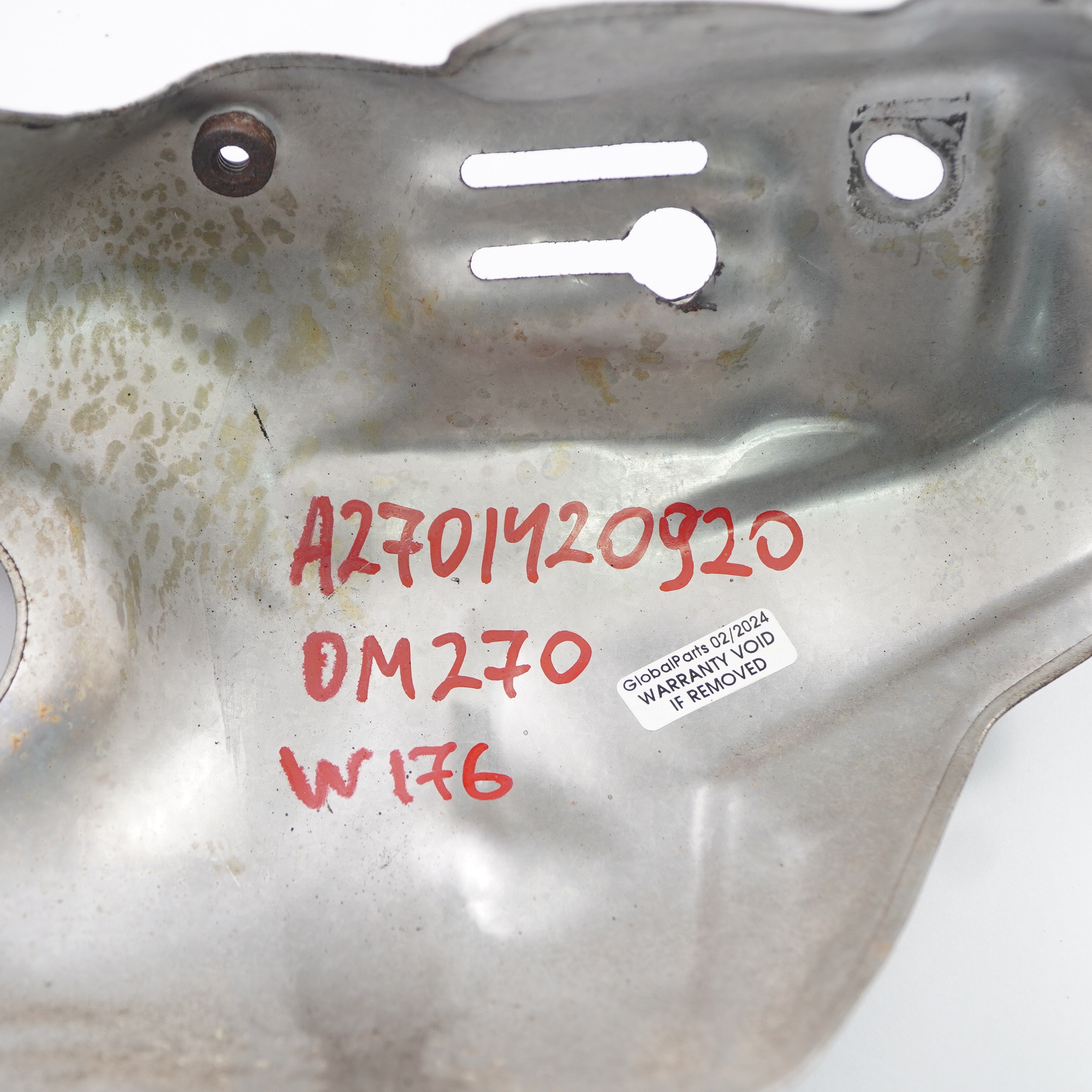 Mercedes W176 W246 M270 Turbolader Turbo Hitzeschild Platte A2701420920