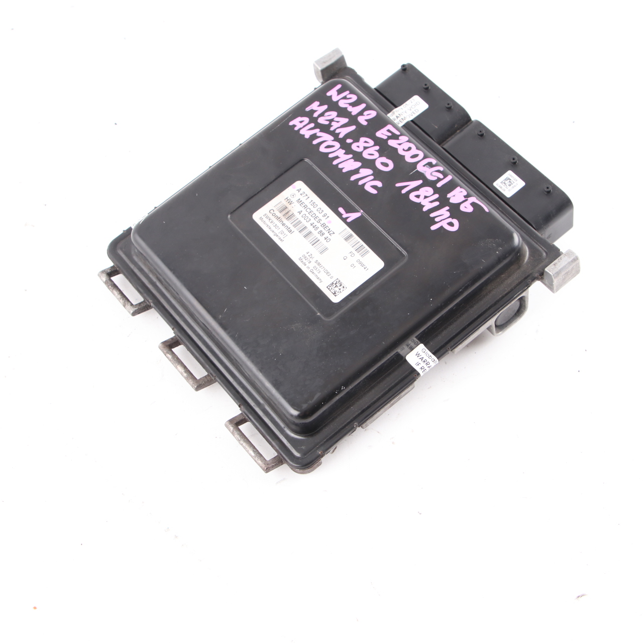 Mercedes W212 E200 BlueEFFICIENCY M271.860 184HP Motor ECU A2711500391