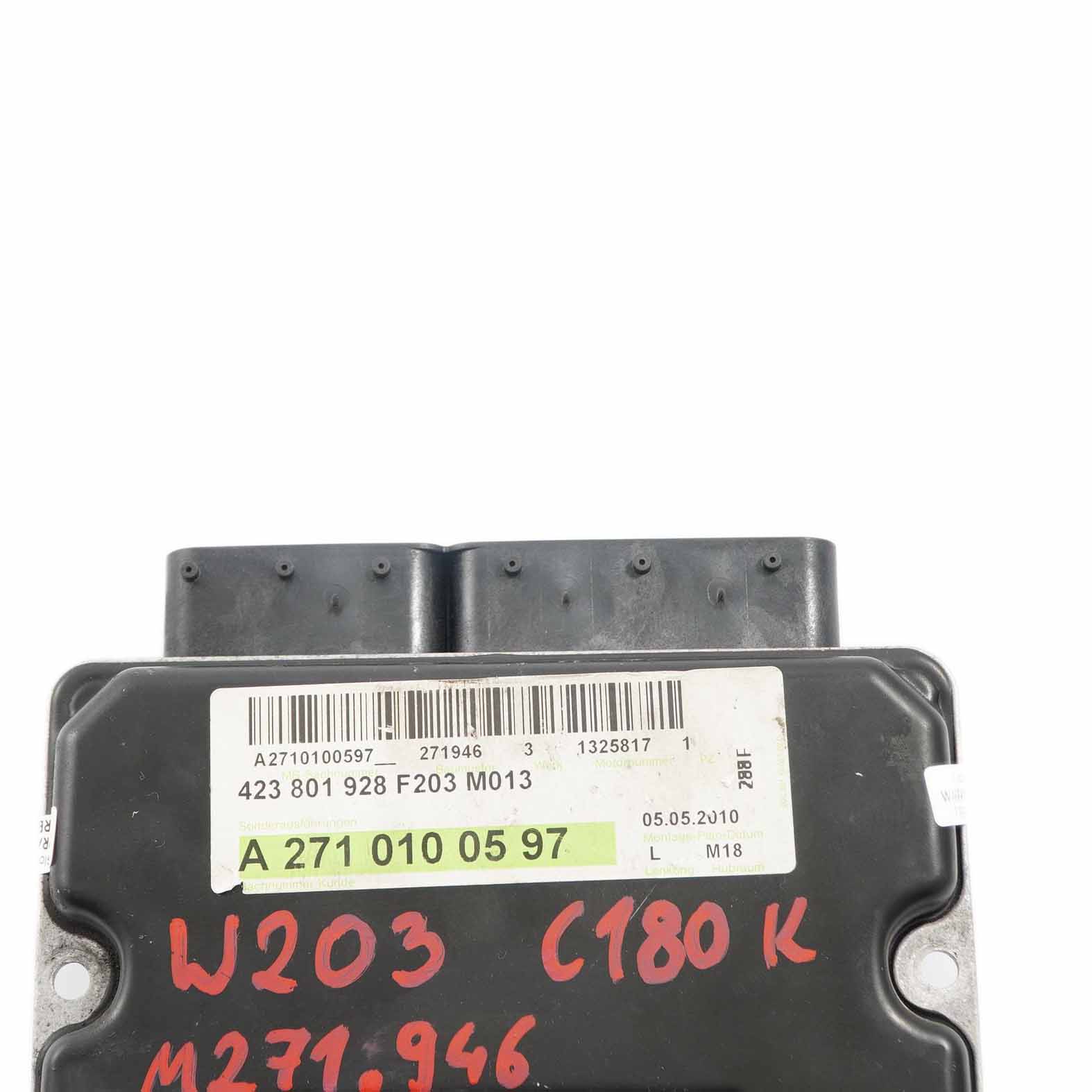 Mercedes W203 C180 Kompressor M271.946 Motorsteuergerät ECU A2719000600