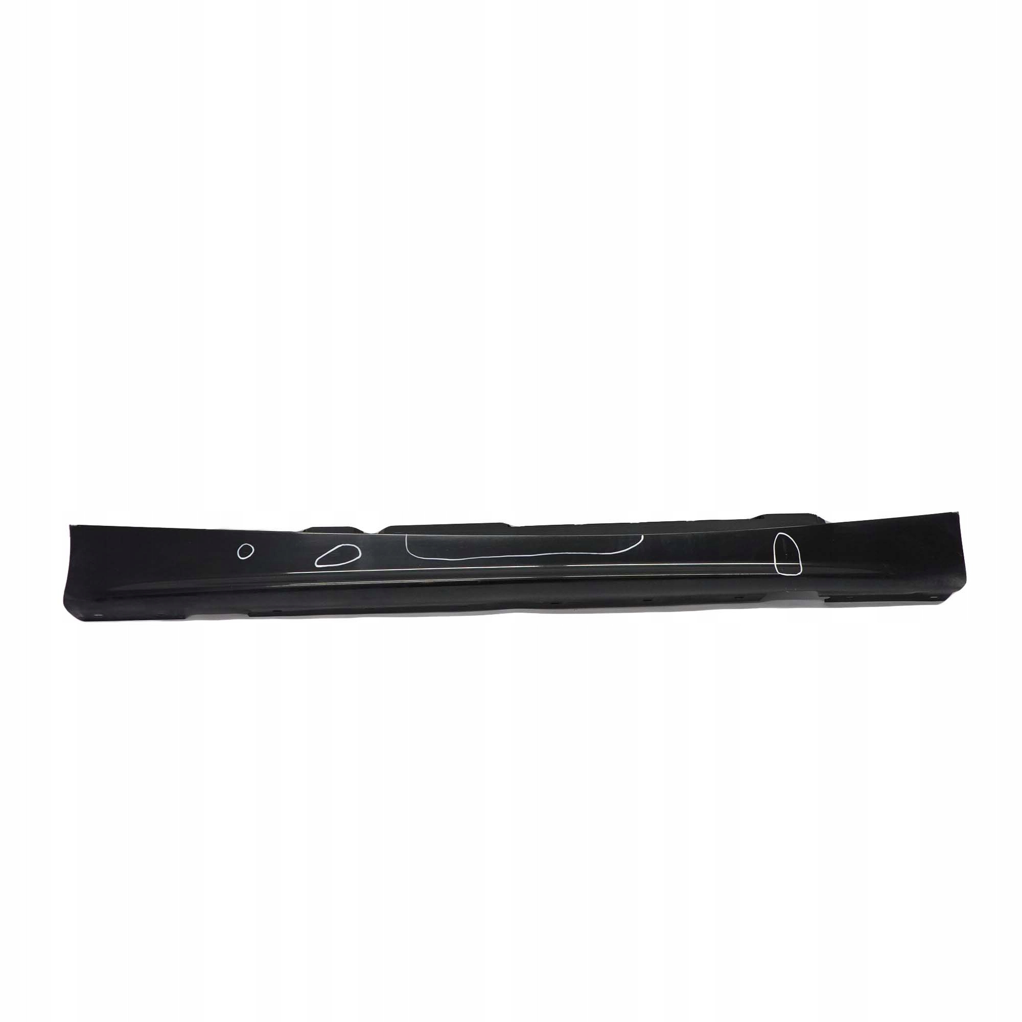 BMW 1 SERIES E87 Sill strip side skirt right O/S Black Sapphire Metallic