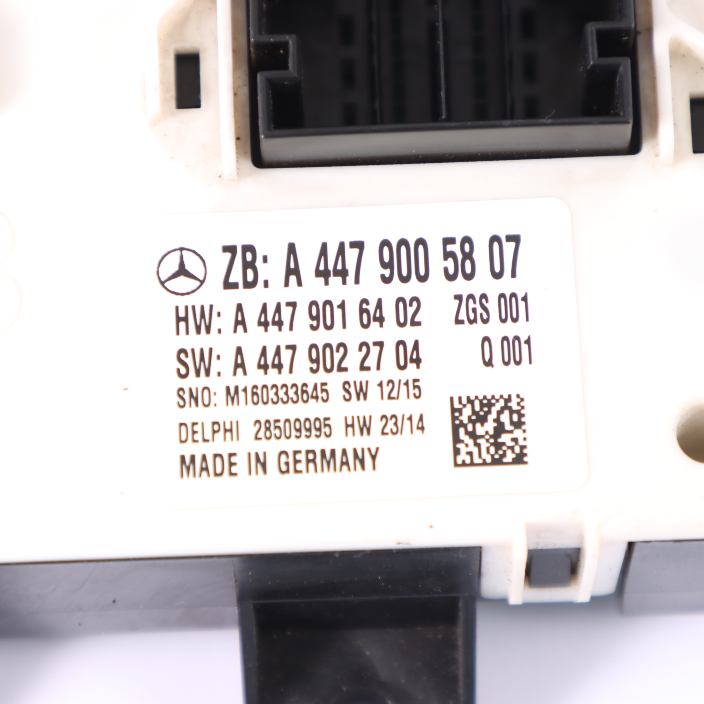 Mercedes Vito W447 Sicherungs kasten Relais steuergerät modul SAM A4479005807