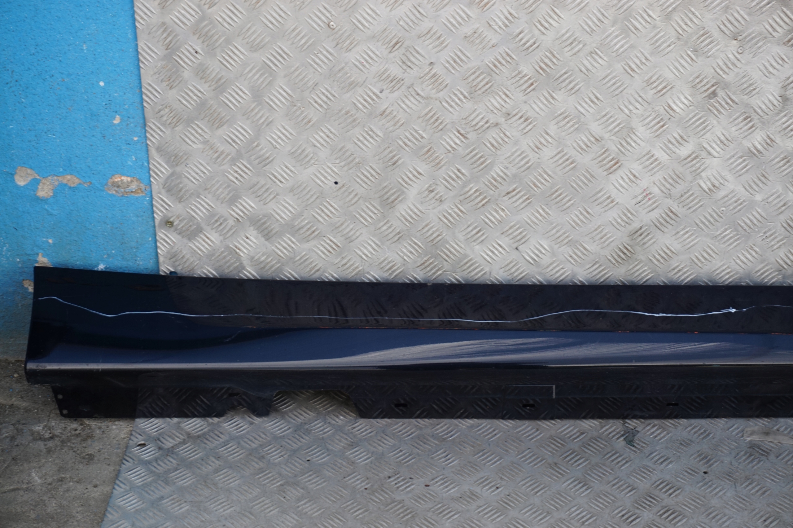 BMW 3 SERIES 2 E90 E91 Sill strip side skirt right O/S Carbonschwarz Black