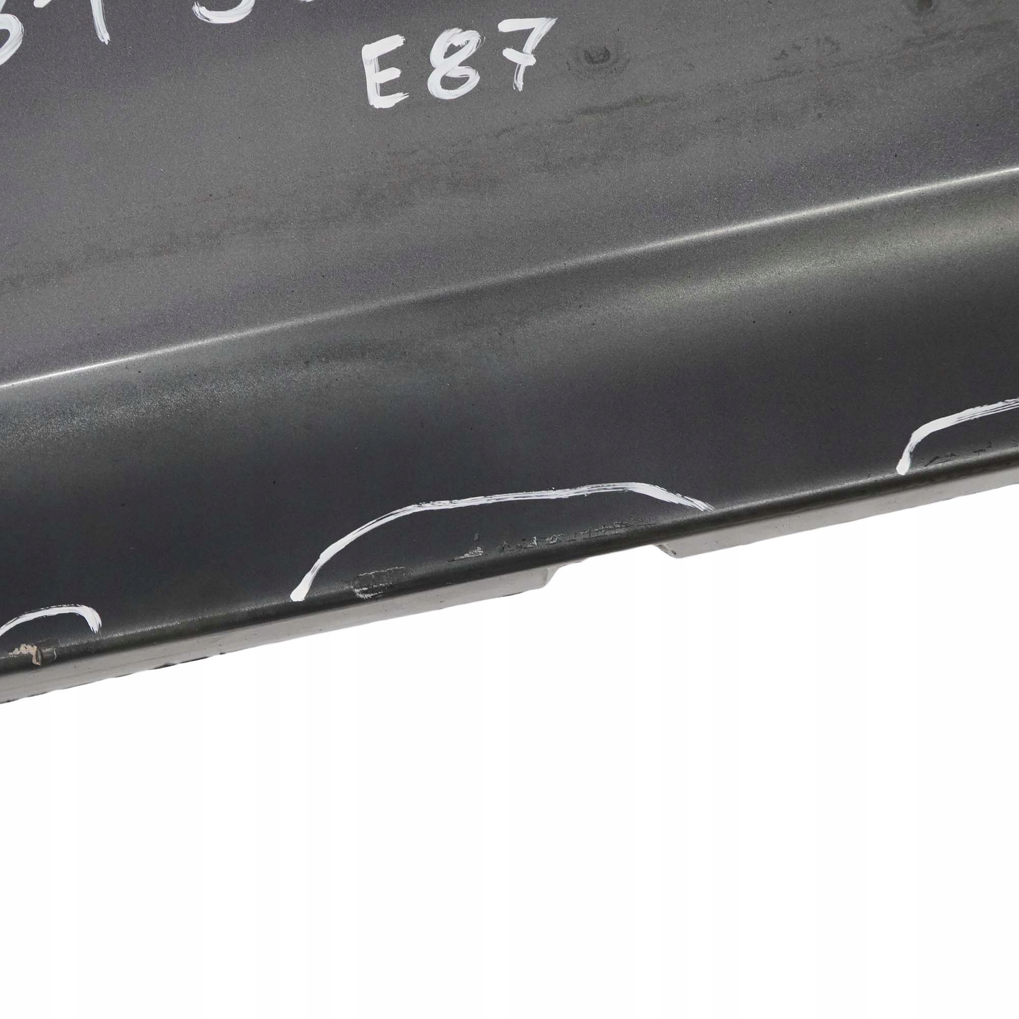 BMW E87 Rear Bumper Bottom Trim Panel Sparkling Graphite - A22