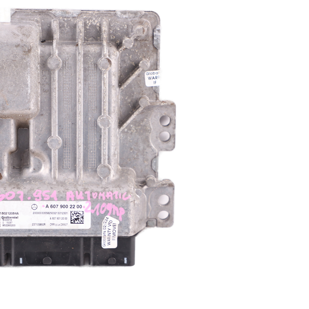 Mercedes W176 A180 CDI OM607 109HP BlueEFFICIENCY Engine Unit ECU A6079002200