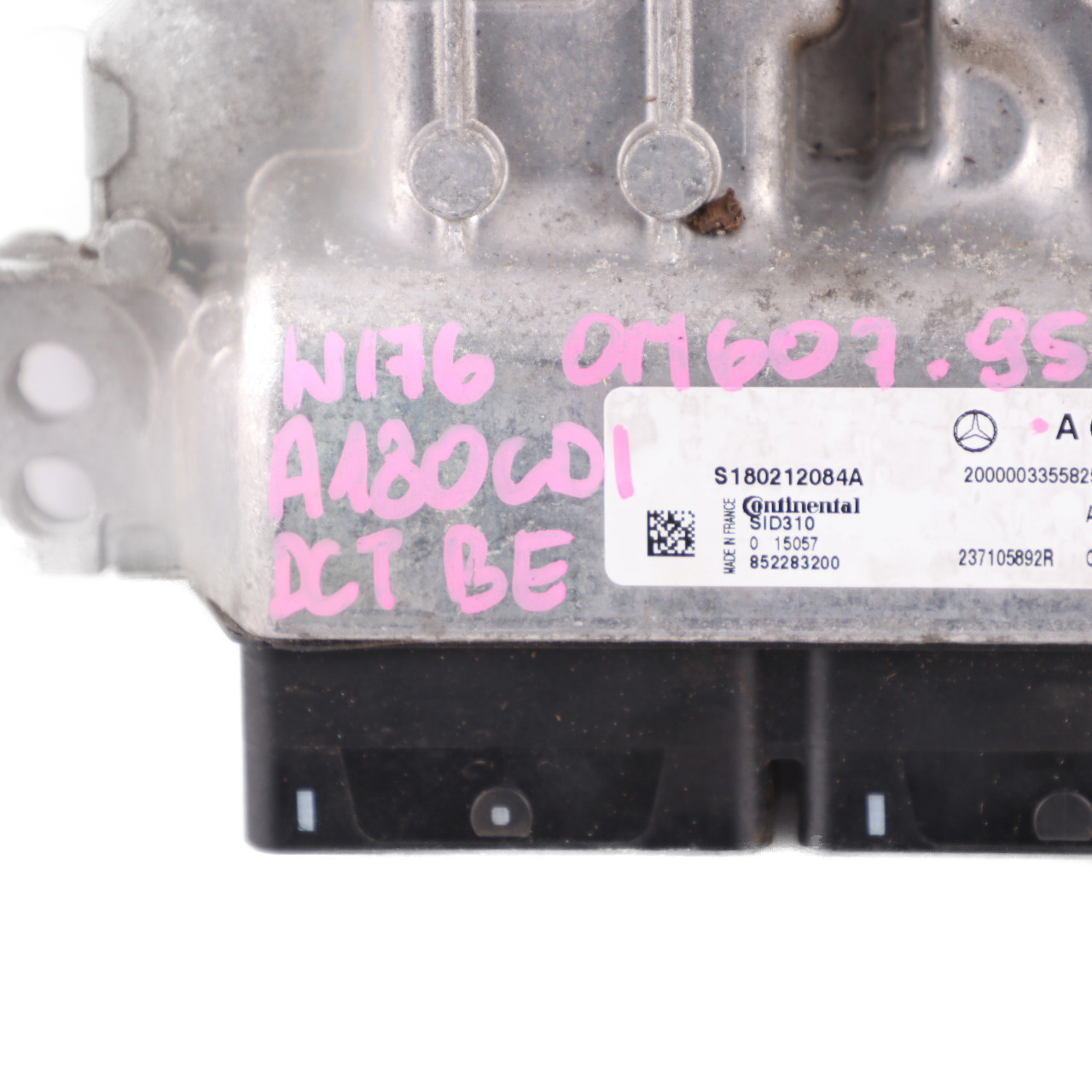 Mercedes W176 A180 CDI OM607 109HP BlueEFFICIENCY Engine Unit ECU A6079002200