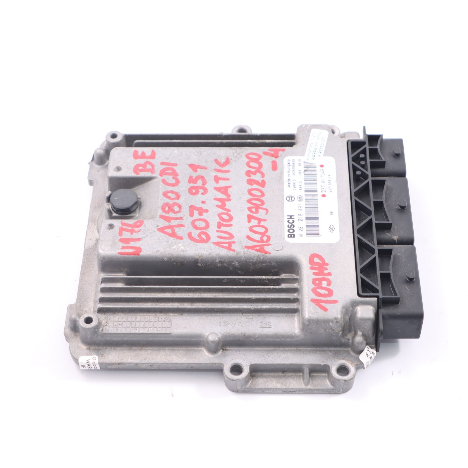 Mercedes W176 180 CDI OM607 Motorsteuergerät Modul ECU 237101754R Automatik