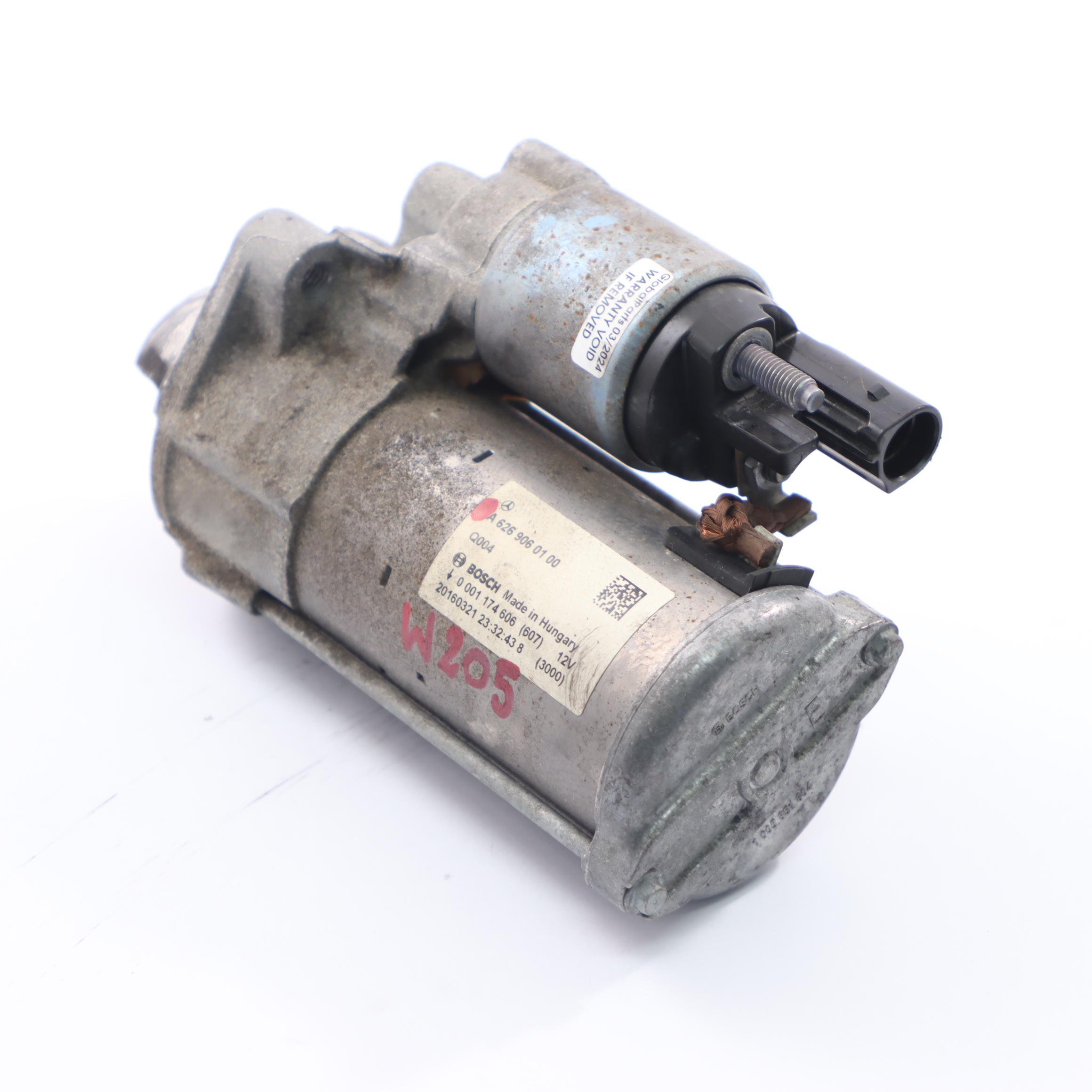 Anlasser Mercedes W205 Diesel OM626 Motor Anlasser Bosch A6269060100