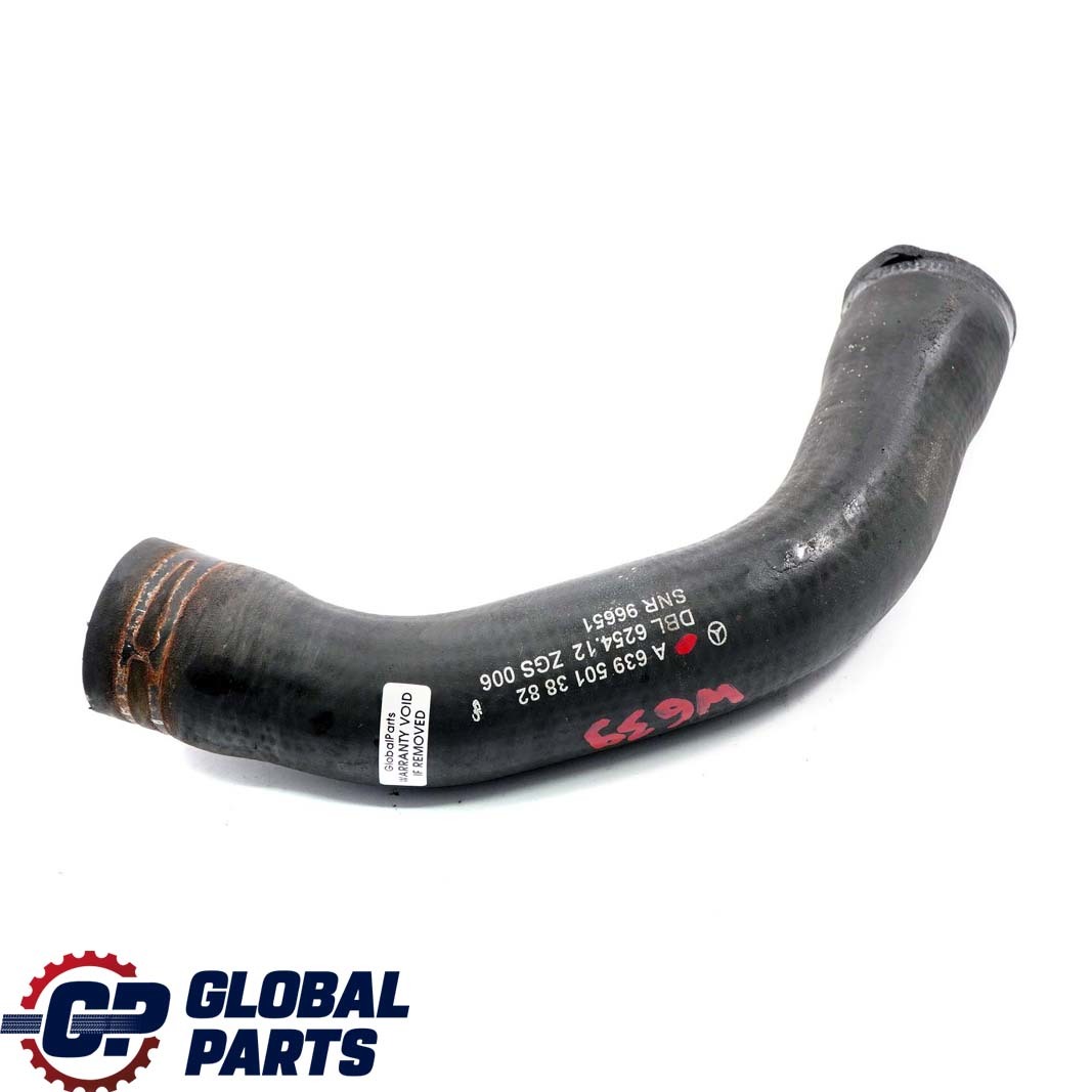 Mercedes-Benz Vito W639 Engine Radiator Water Coolant Hose Pipe A6395013882