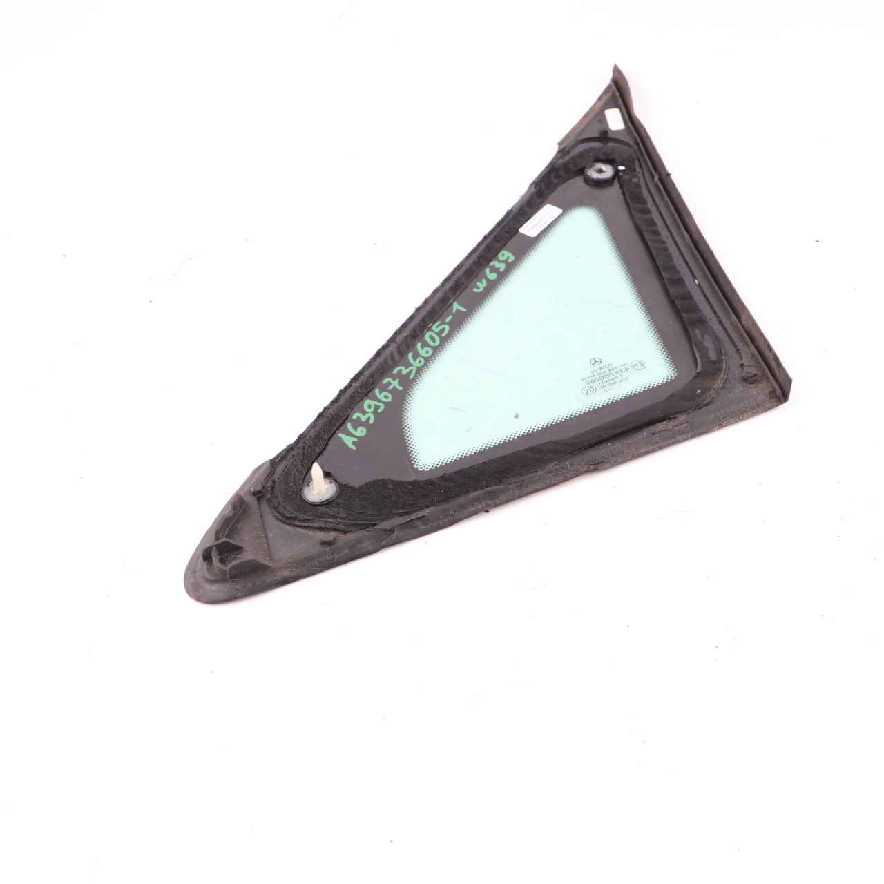 Side Quarter Window Mercedes Vito W639 Front Right O/S Triangle Glass AS2