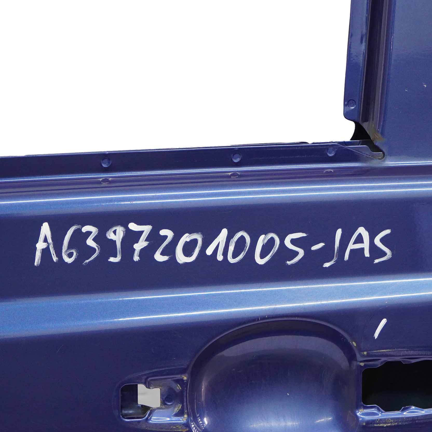 Mercedes Vito W639 Door Front Left Panel Shell N/S Jaspis Blue - 5345