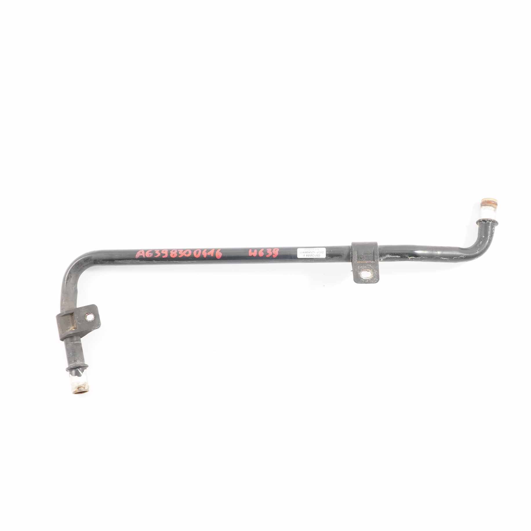 Water Pipe Mercedes Vito W639 Cooling Radiator Coolant Hose Line A6398300416