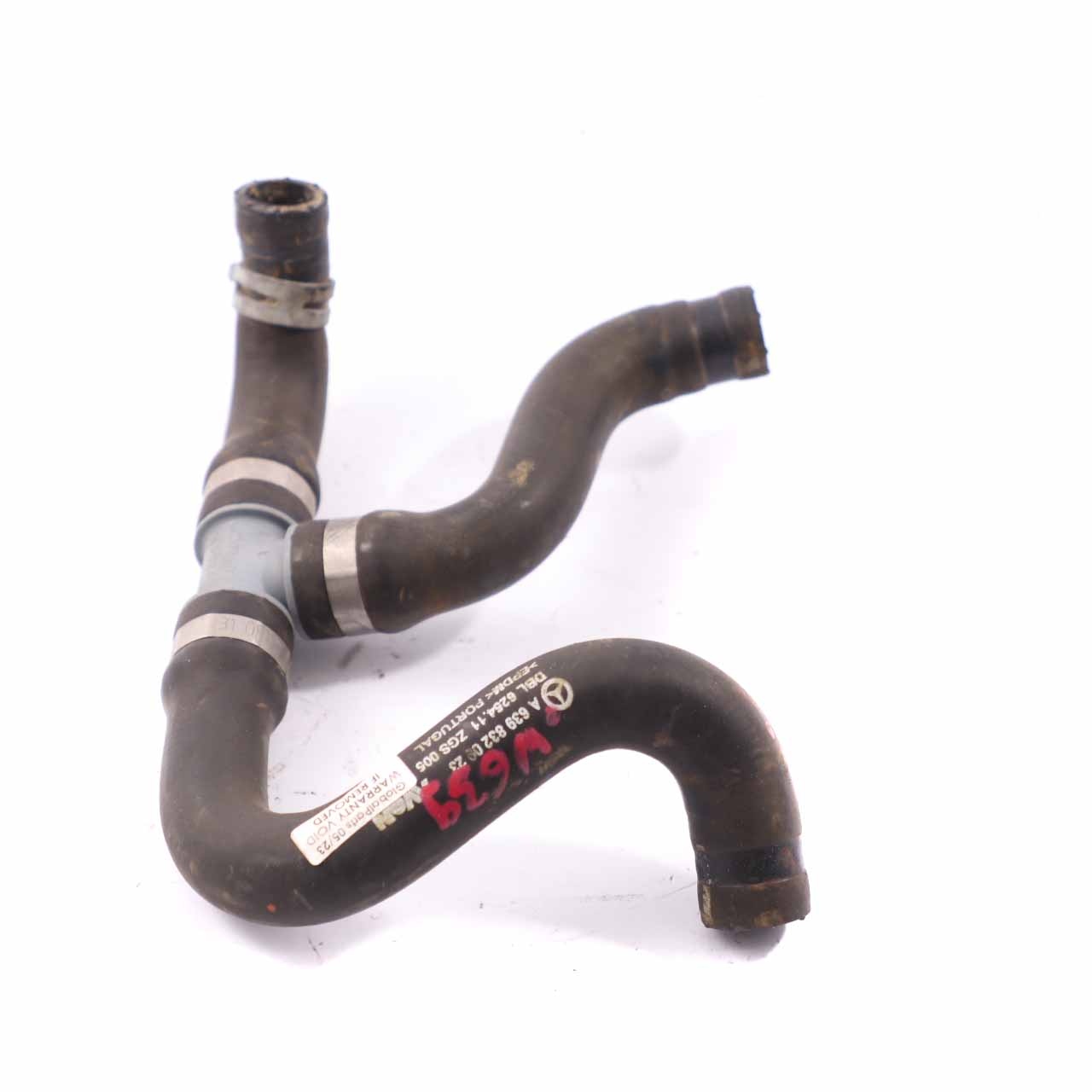 Mercedes Vito W639 OM646 Heat Exchanger Water Coolant Hose Pipe Line A6398320923