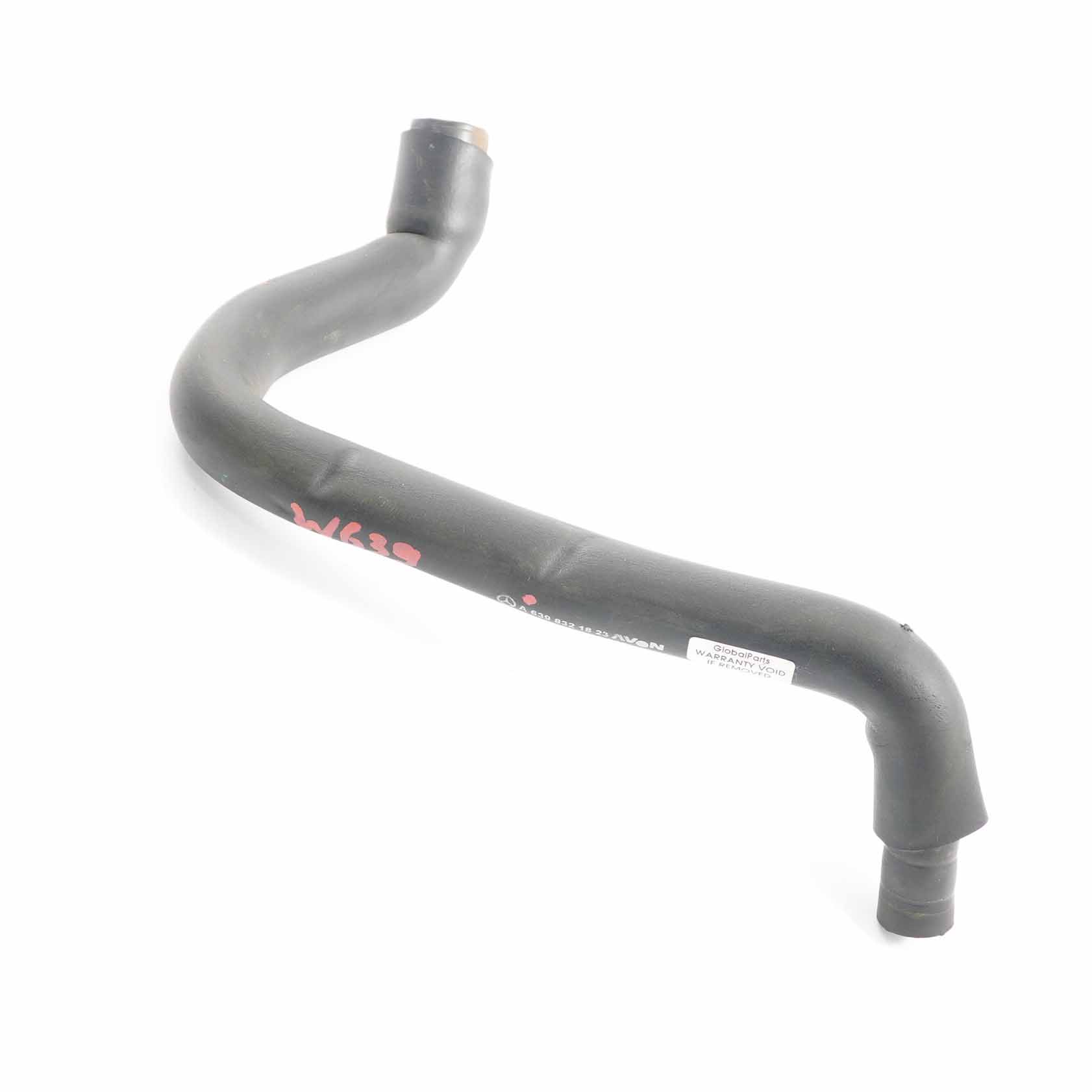 Water Hose Mercedes Vito W639 Cooling Radiator Coolant Pipe Hose A6398321823