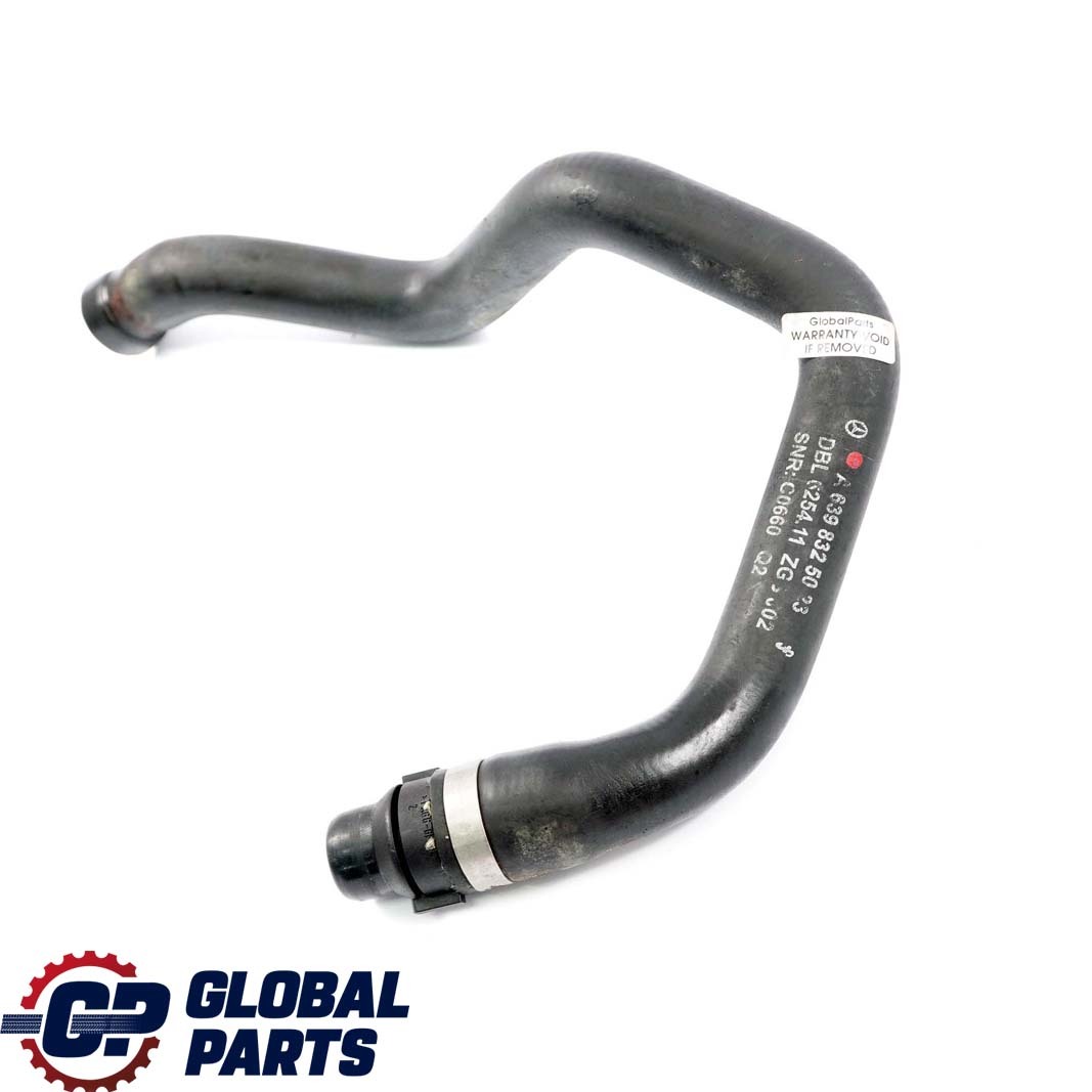 Mercedes-Benz Vito W639 Heat Exchanger Water Coolant Hose Pipe A6398325023