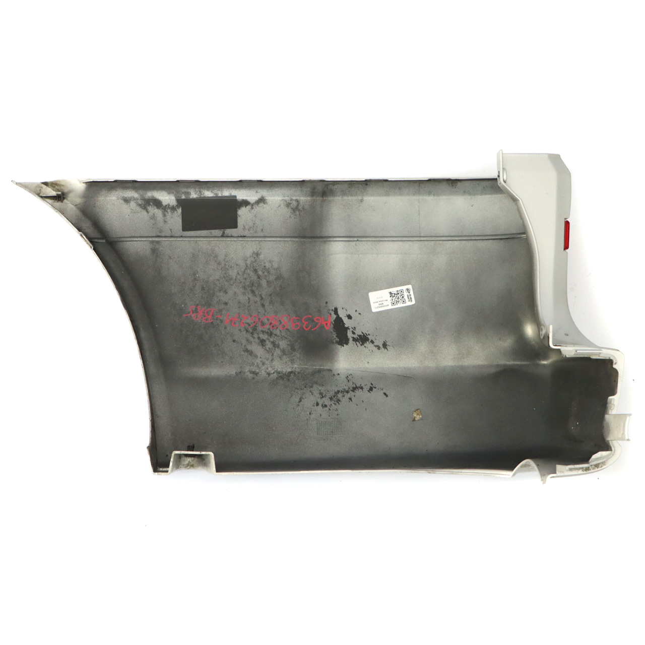 Mercedes Vito W639 Rear Bumper Right O/S Side Corner Cover Brilliant Silver 9744