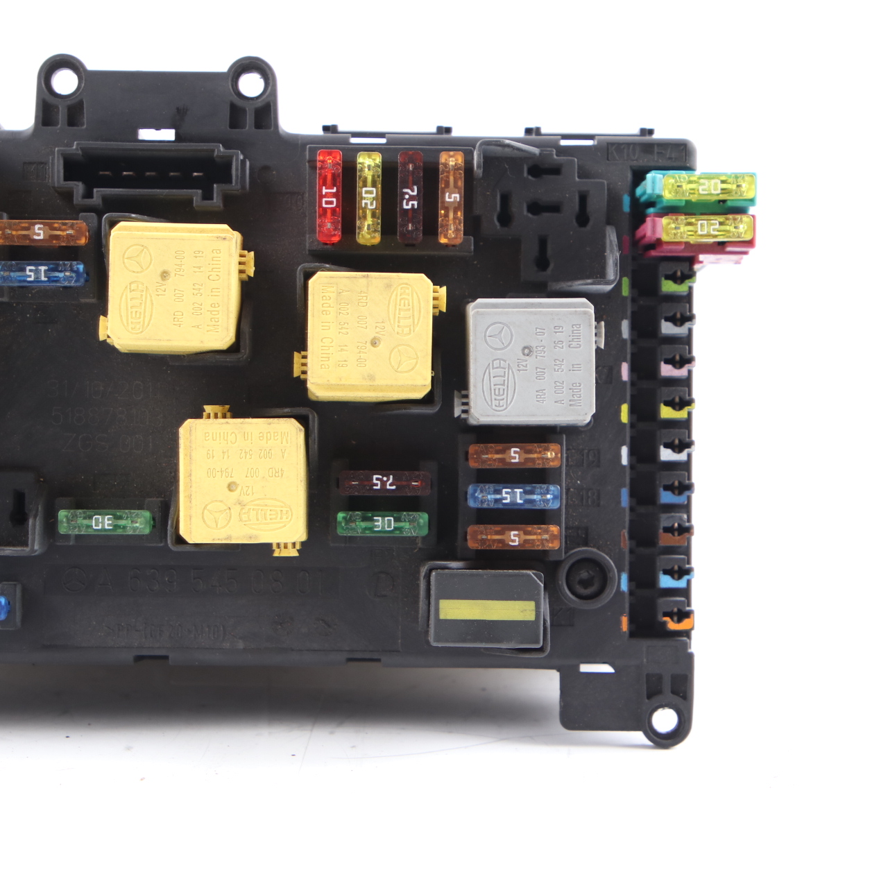 Mercedes W639 Sicherungskasten Relais Steuergerät Front SAM Modul A6399000800