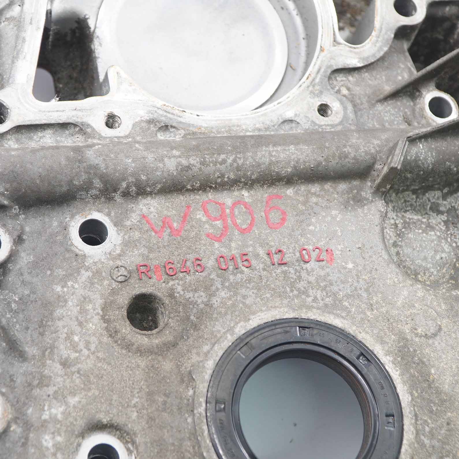 Mercedes W906 2,2 CDI Engine Crank Cover Engine Timing Cover A6460151002