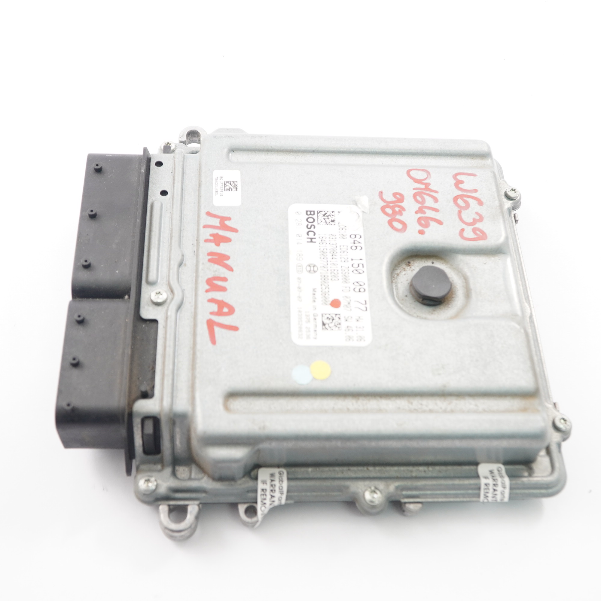 Mercedes Vito W639 OM646.980 Motor ECU Steuergerät Modul A6461500977 Handbuch