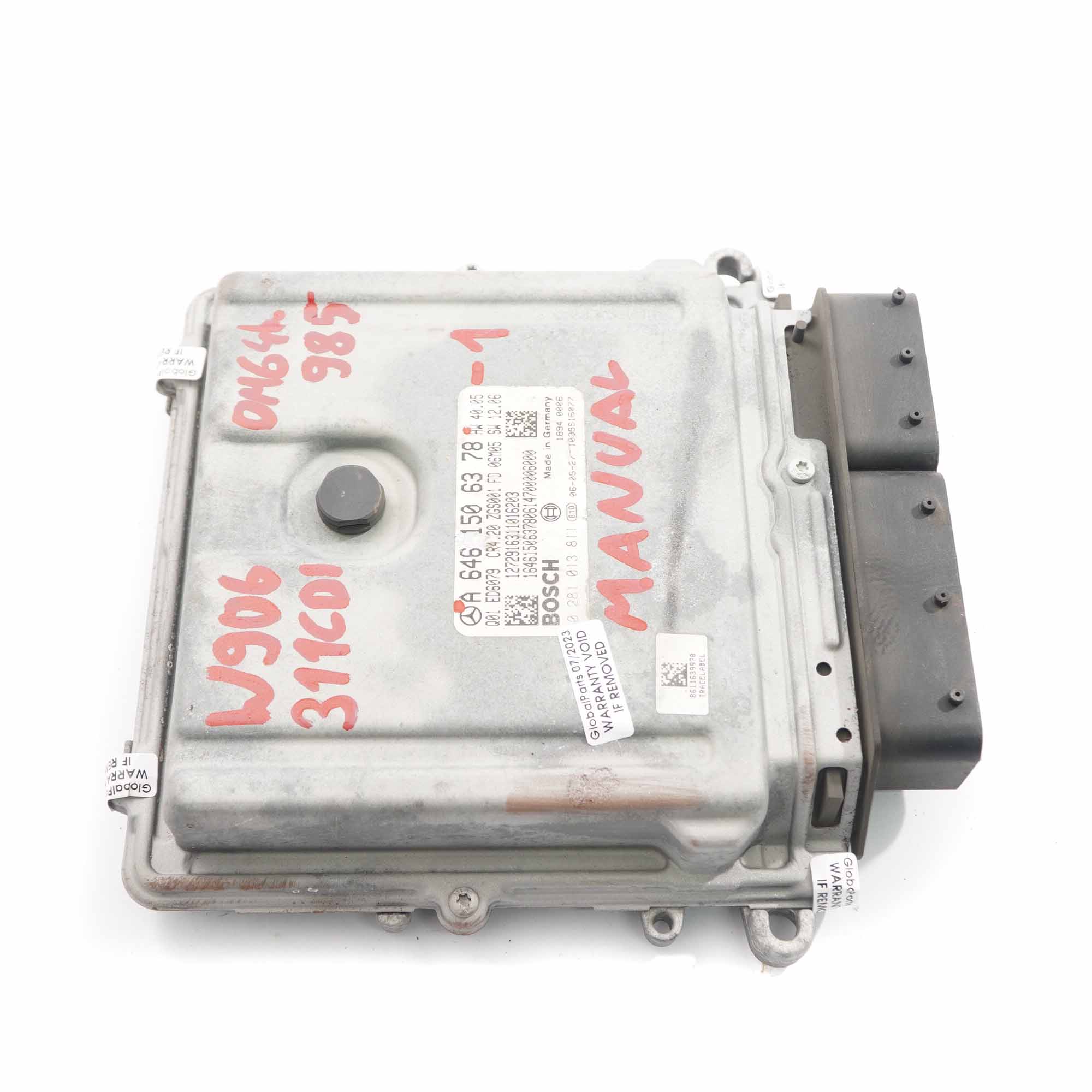 Mercedes W906 311CDI OM646.985 109HP Motoreinheit Modul ECU A6461506378 Handbuch