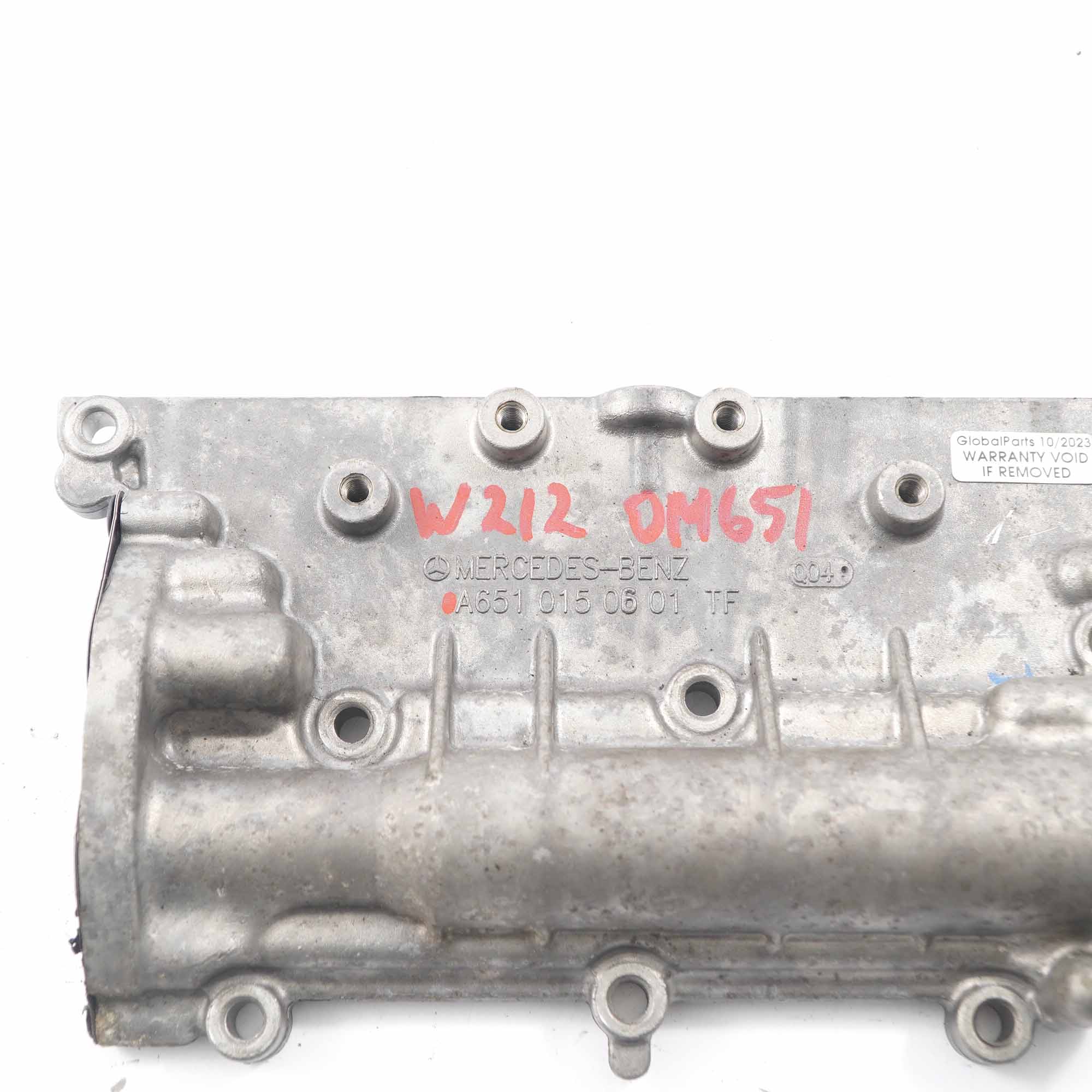 Mercedes W212 Diesel OM651 Engine Cover Head End Panel A6510150601