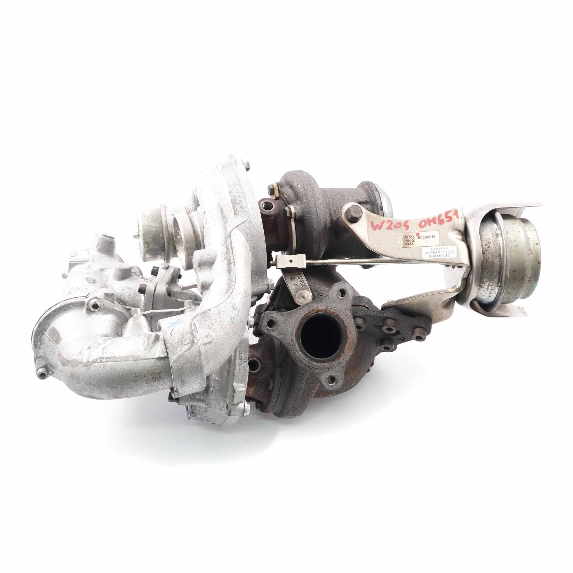 Turbocharger Mercedes W204 W207 W212 OM651 Complete Turbo Bi-Turbo A6510906180