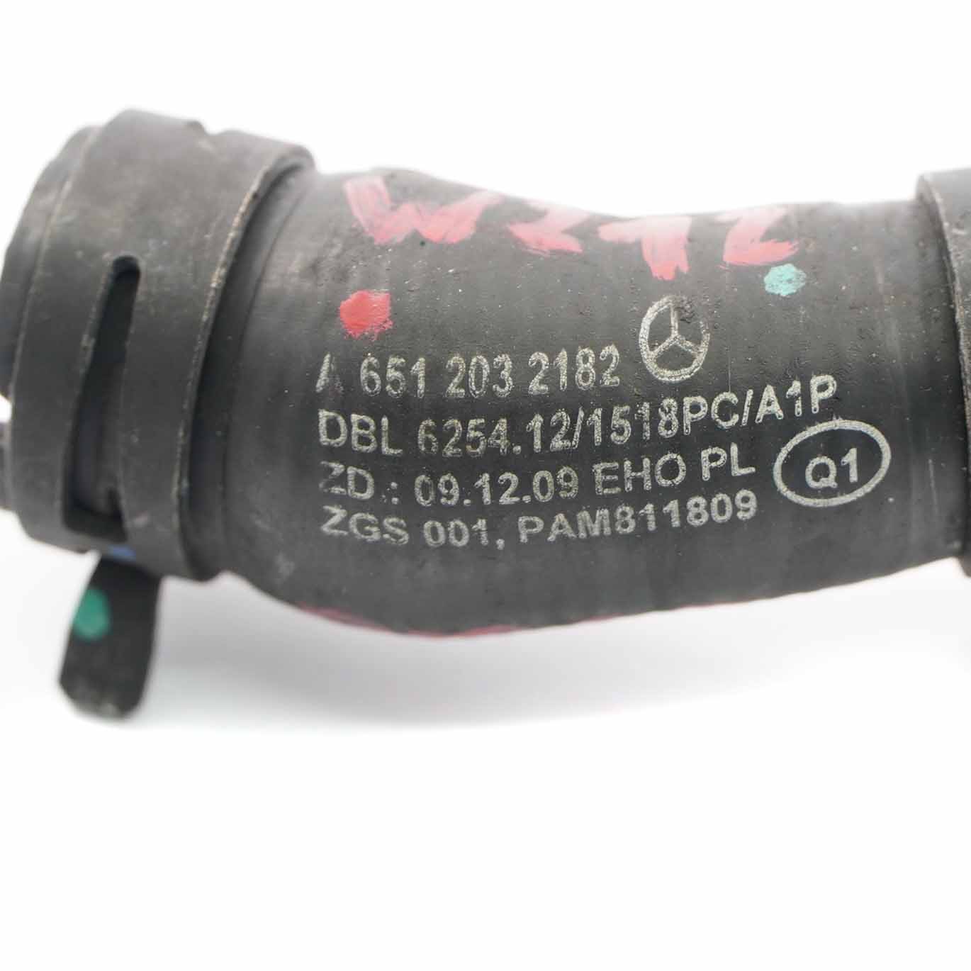 Water Hose Mercedes W204 W212 Cooling Coolant Pipe Line A6512032182