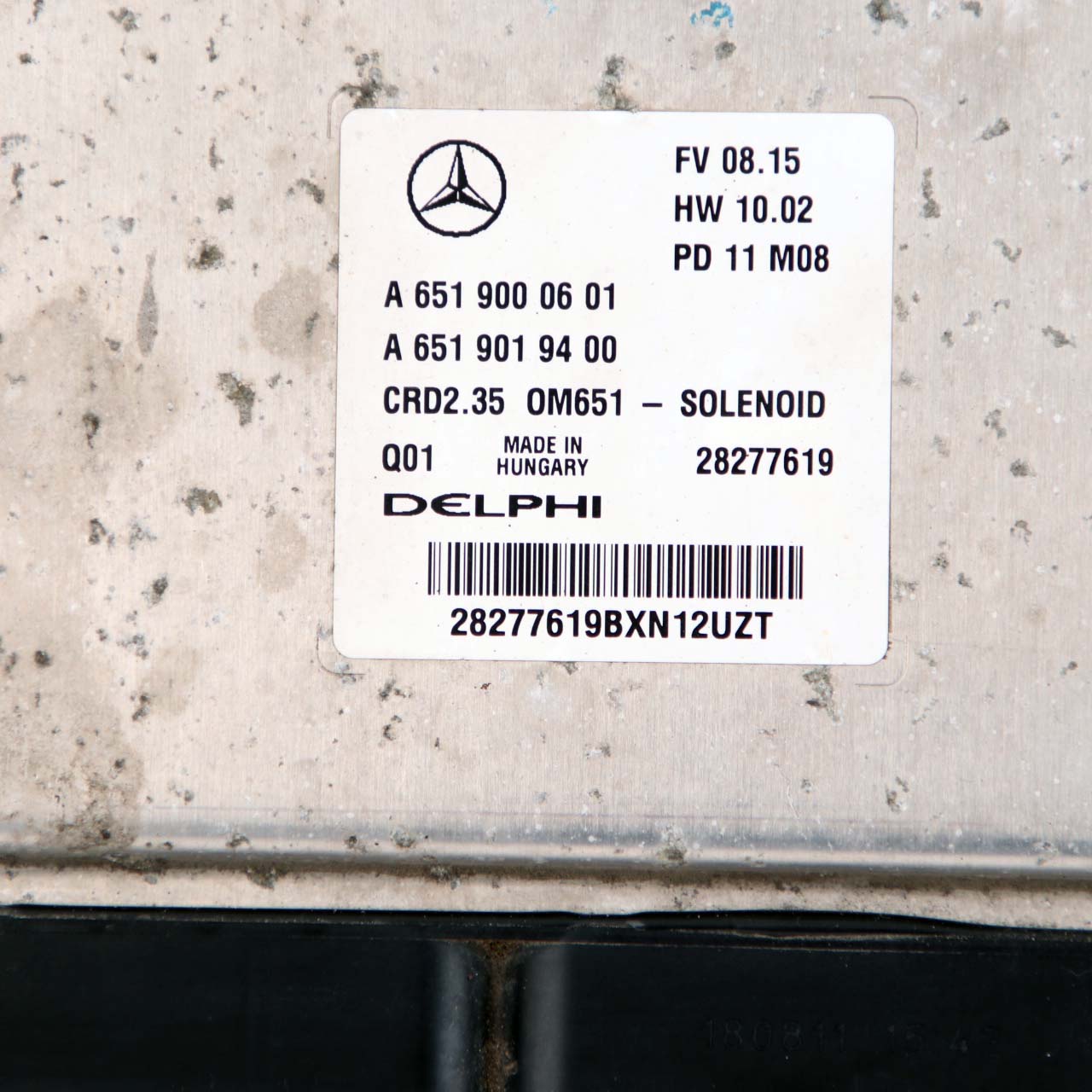 Mercedes W906 313 CDI OM651 Dieselmotor Steuergerät CRD ECU A6519000601