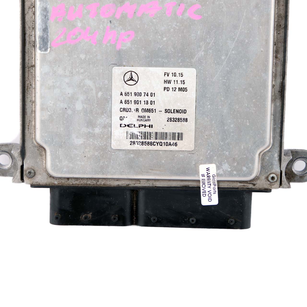 Mercedes W212 E250CDI Blue Efficiency OM651 204PS Motormodul ECU A6519007401