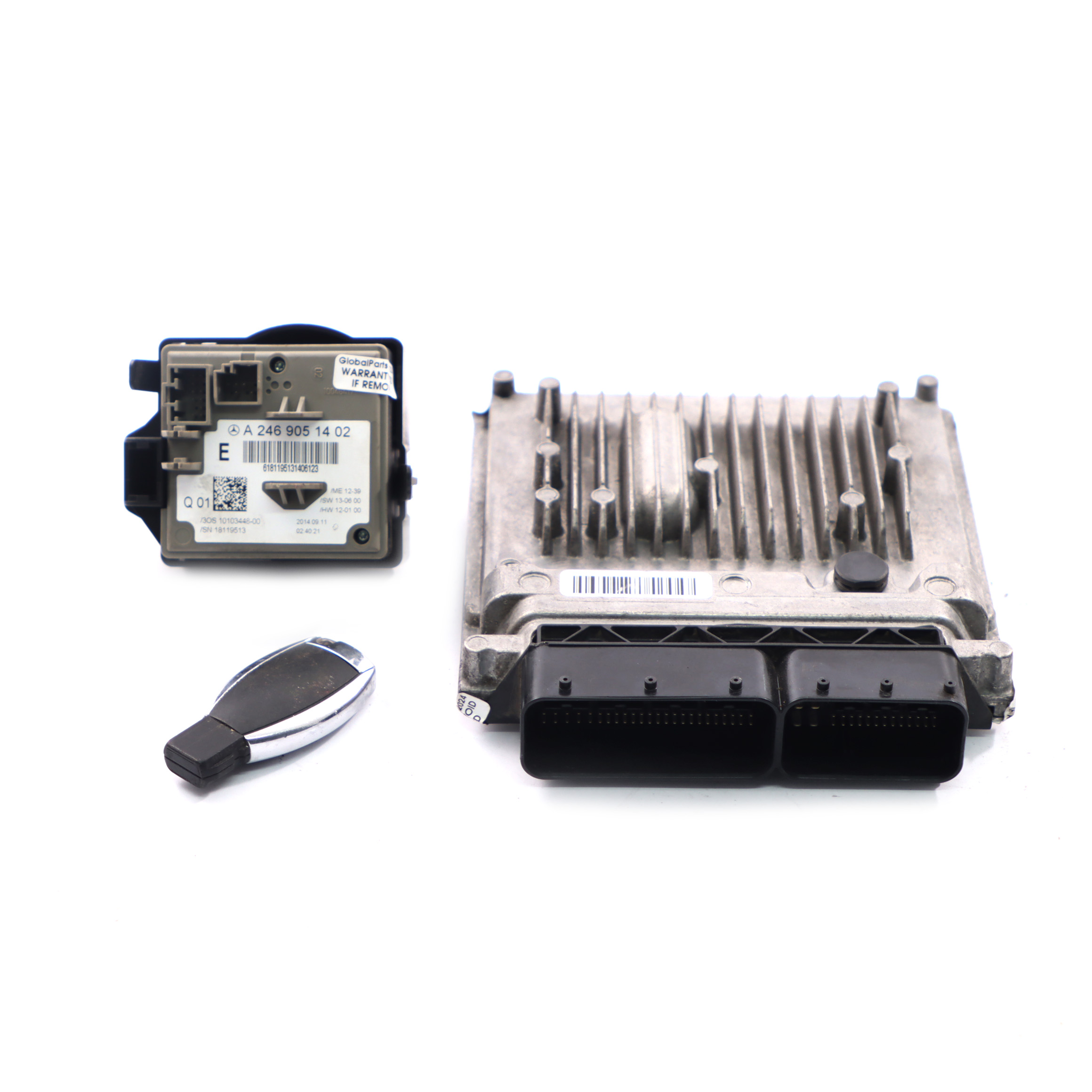 Mercedes W245 B200 CDI Blue Efficiency OM651.901 ECU Kit A6519009402 Schlüssel