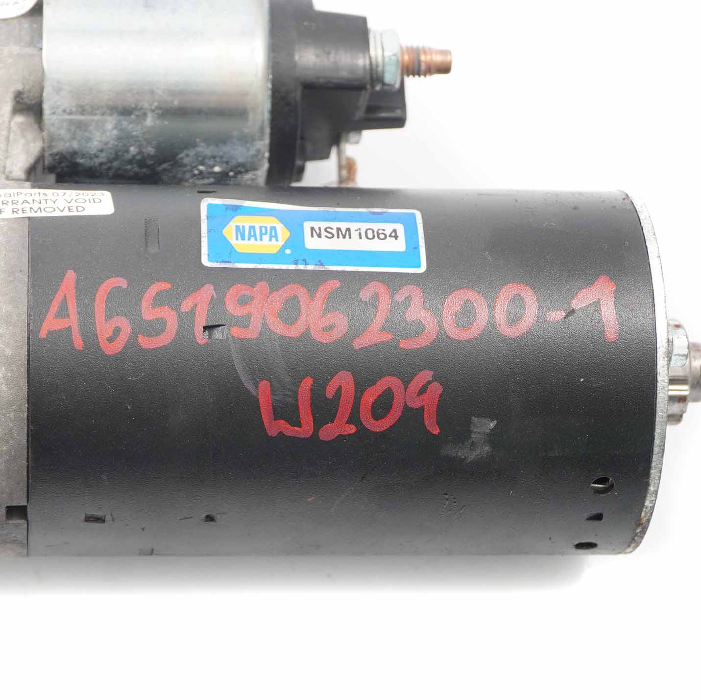 Mercedes W204 W212 Anlasser Diesel Motor OM651 NAPA A6519062300