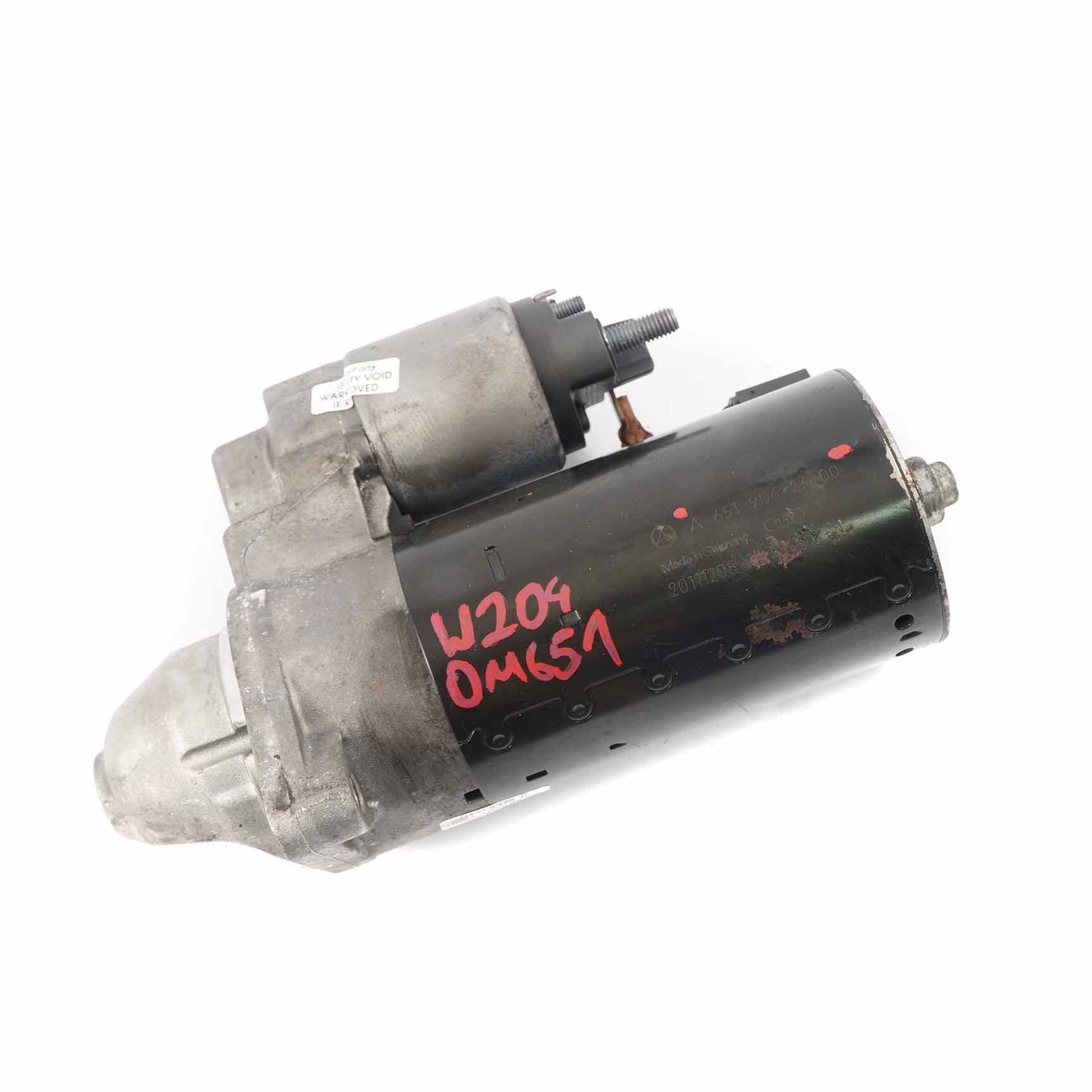 Mercedes W204 W212 Anlasser Diesel Motor OM651 A6519062300