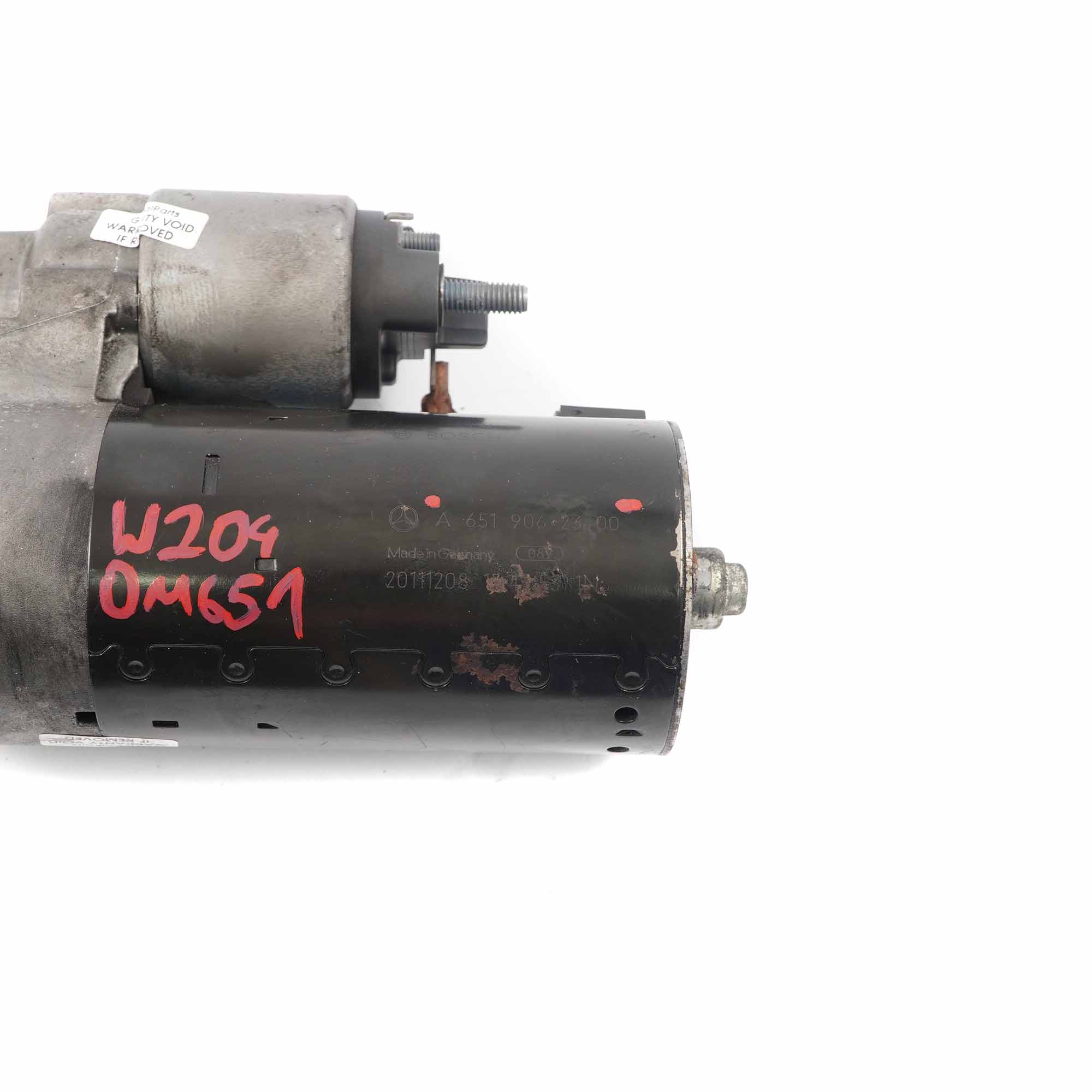 Mercedes W204 W212 Anlasser Diesel Motor OM651 A6519062300