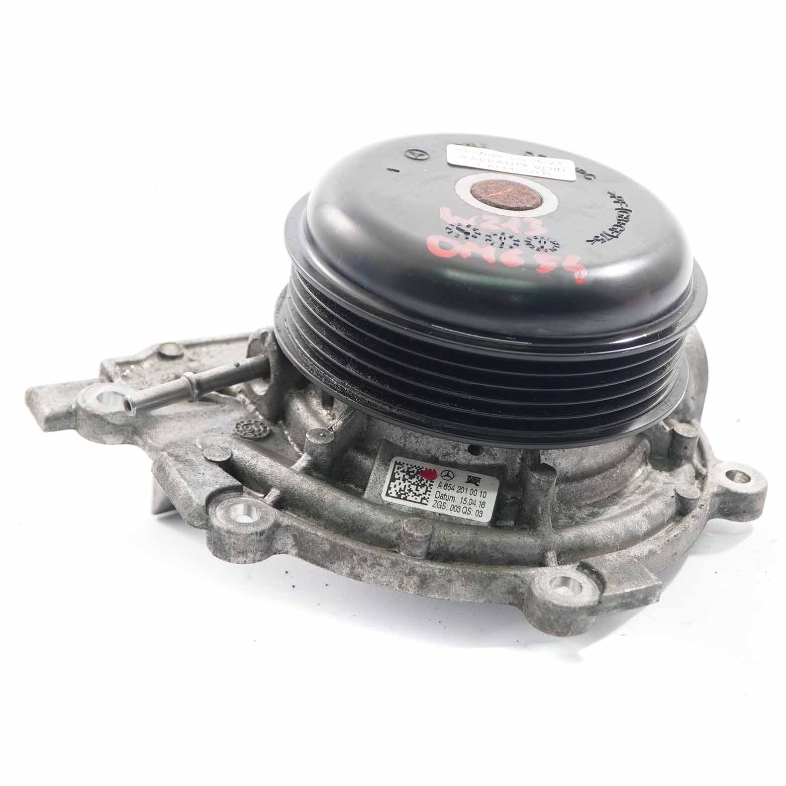 Mercedes W213 OM654 Diesel motor Wasser pumpe Kühlmittel Einheit A6542010010