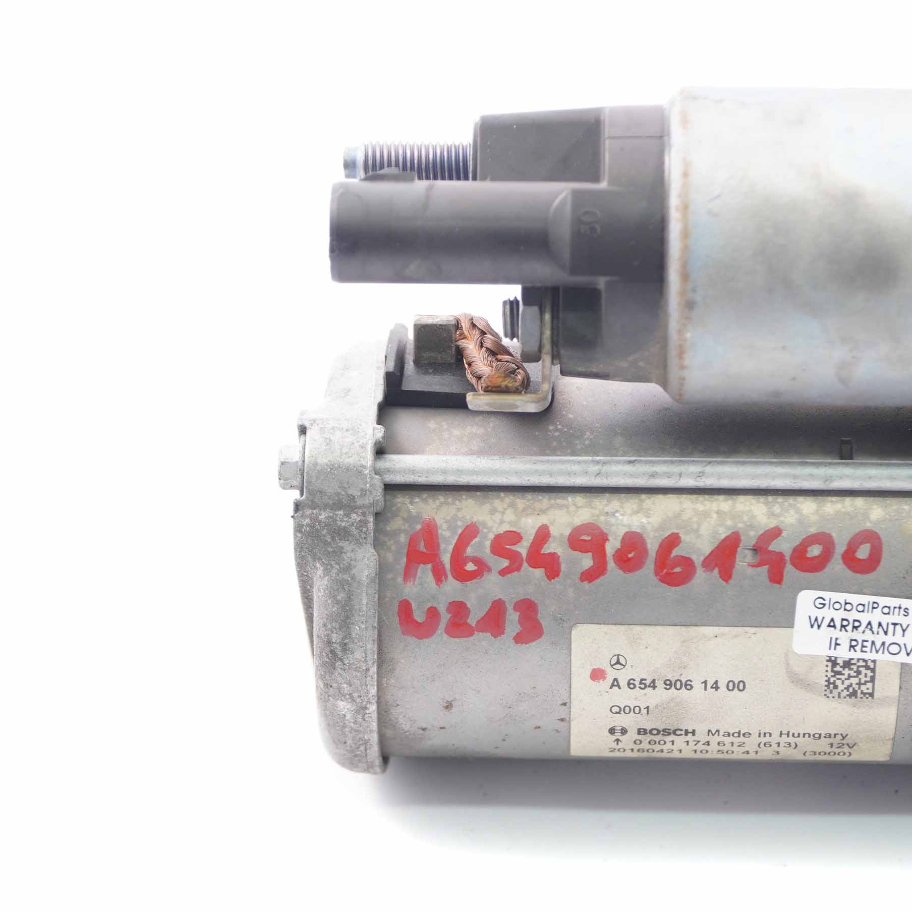 Anlasser Mercedes W213 S213 W238 OM654 Diesel motor Aktuator A6549061400